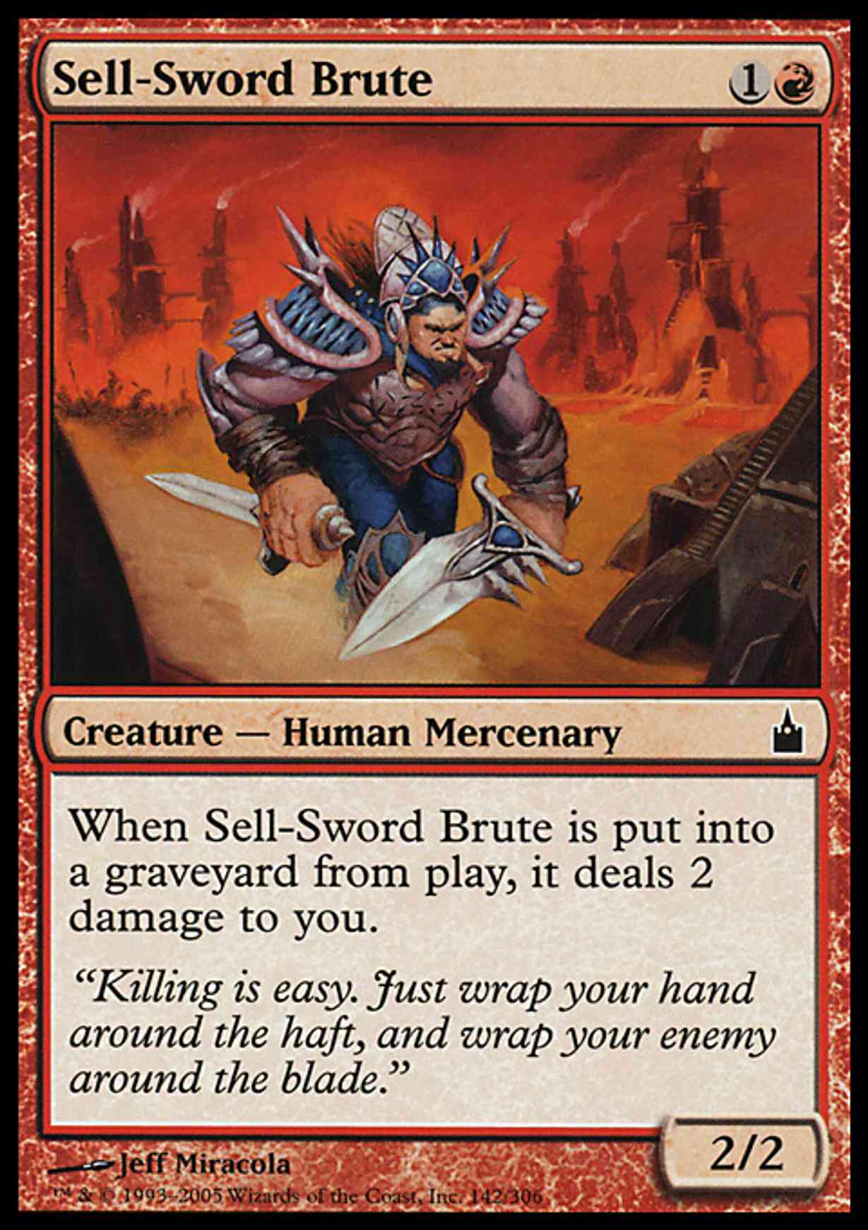 Sell-Sword Brute magic card front