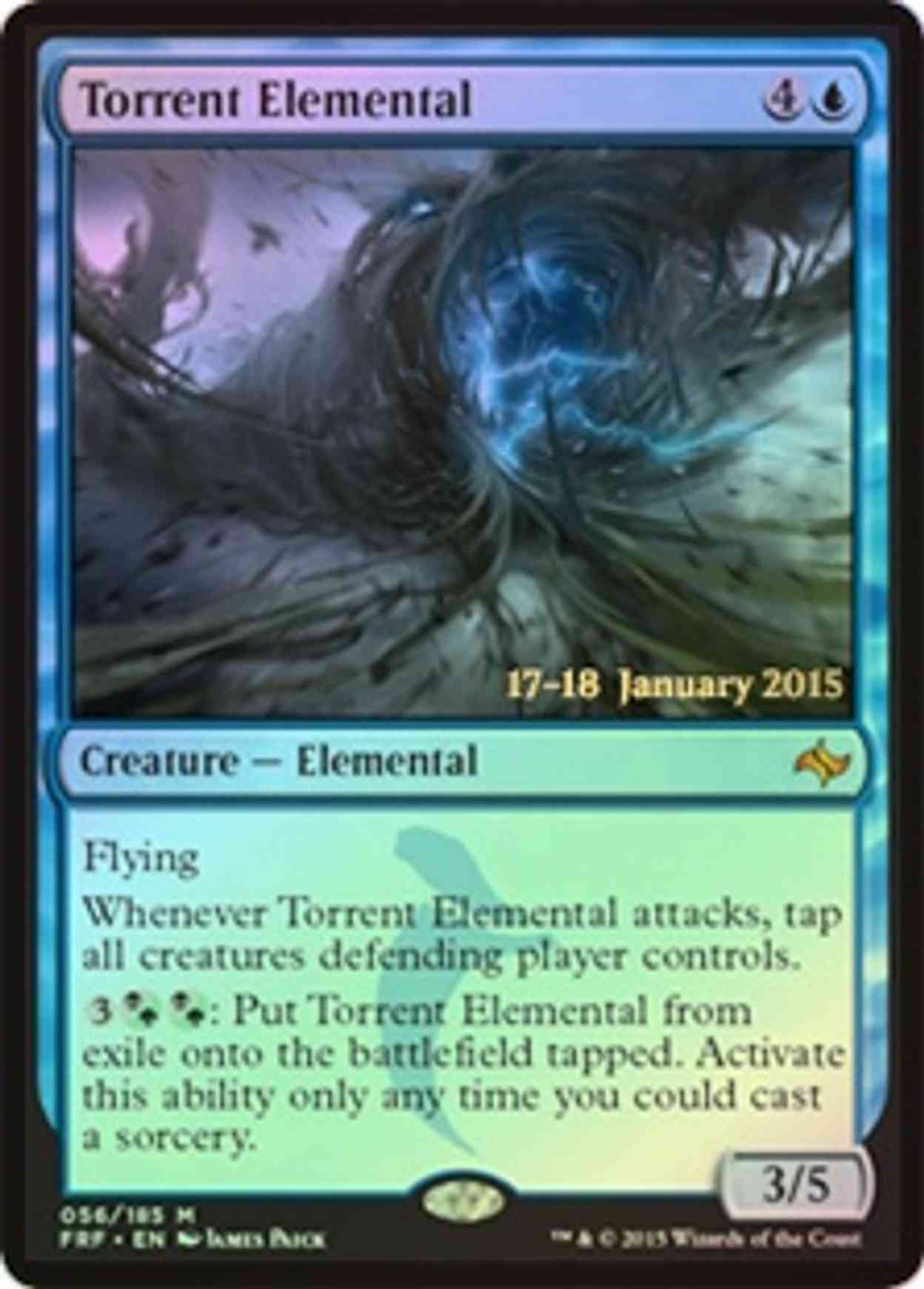 Torrent Elemental magic card front