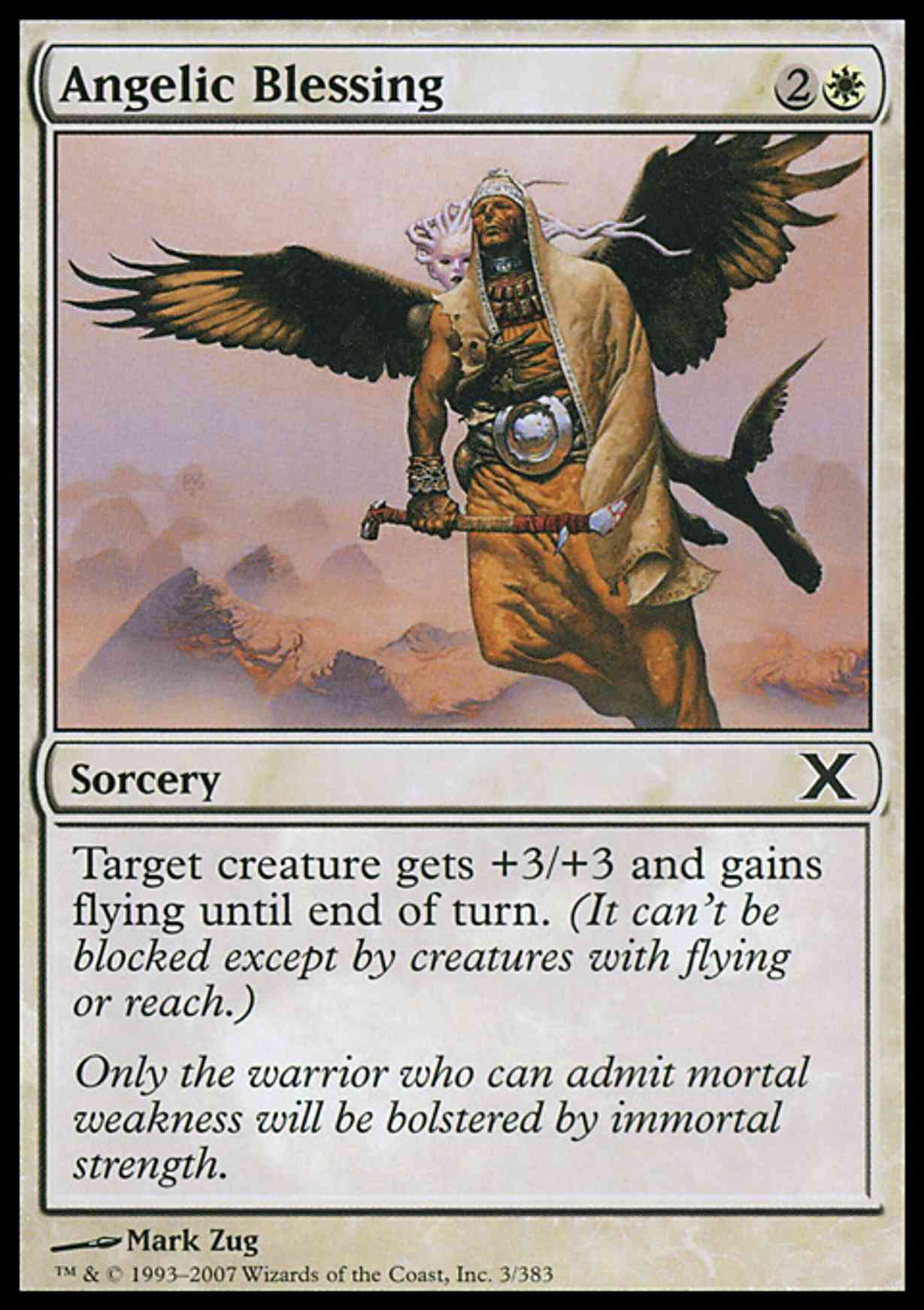 Angelic Blessing magic card front