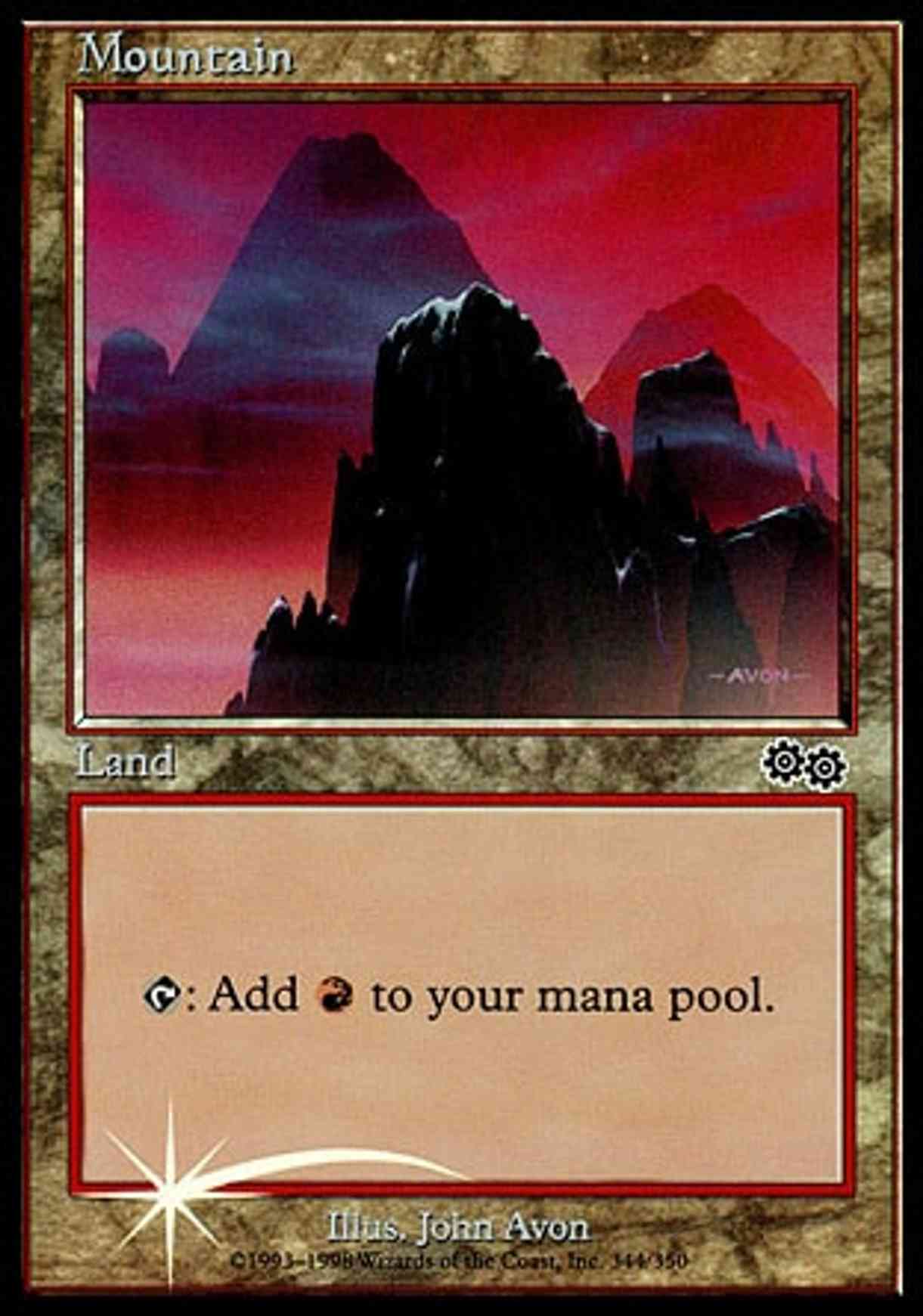 Mountain (1999) magic card front