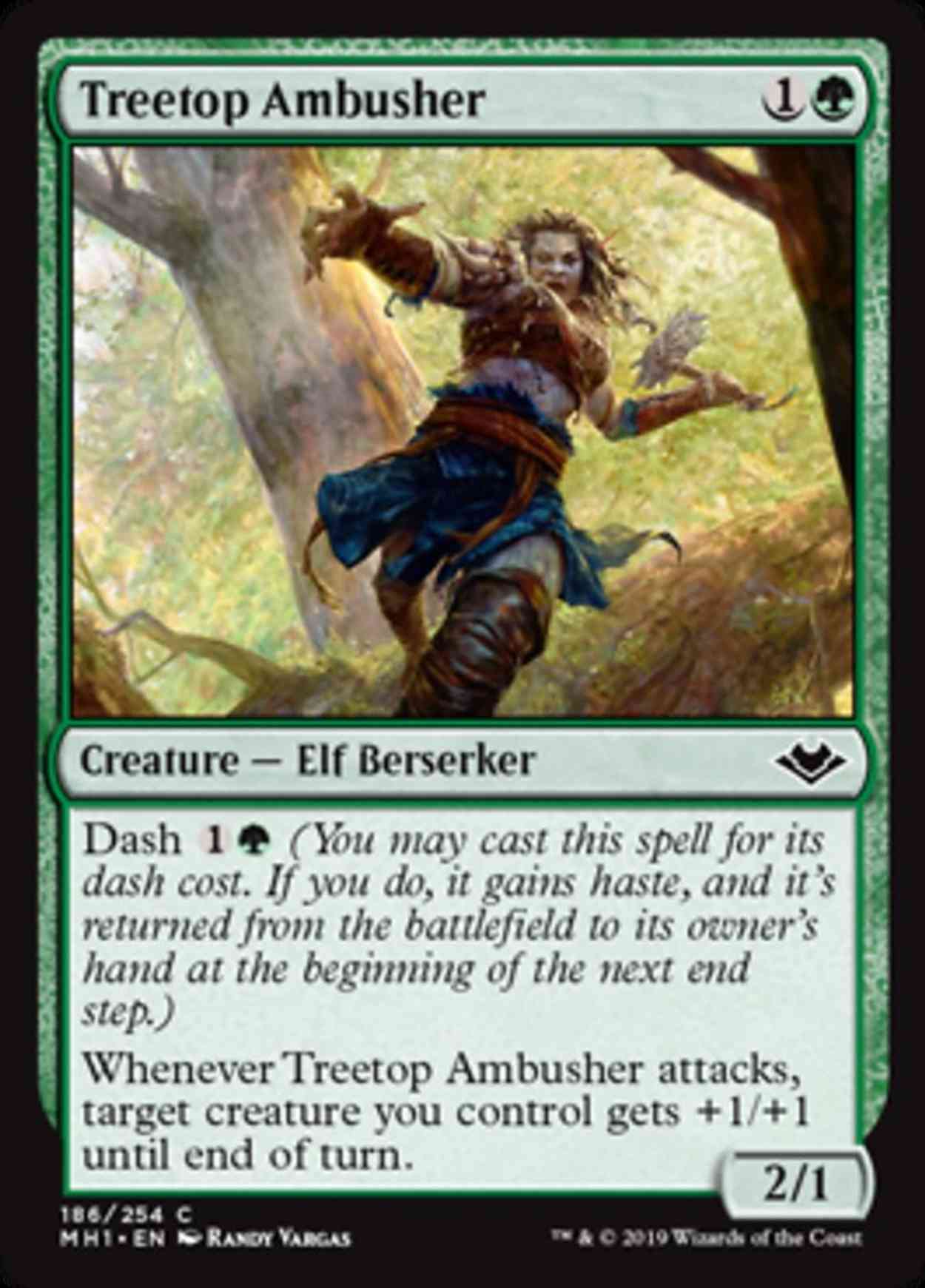 Treetop Ambusher magic card front