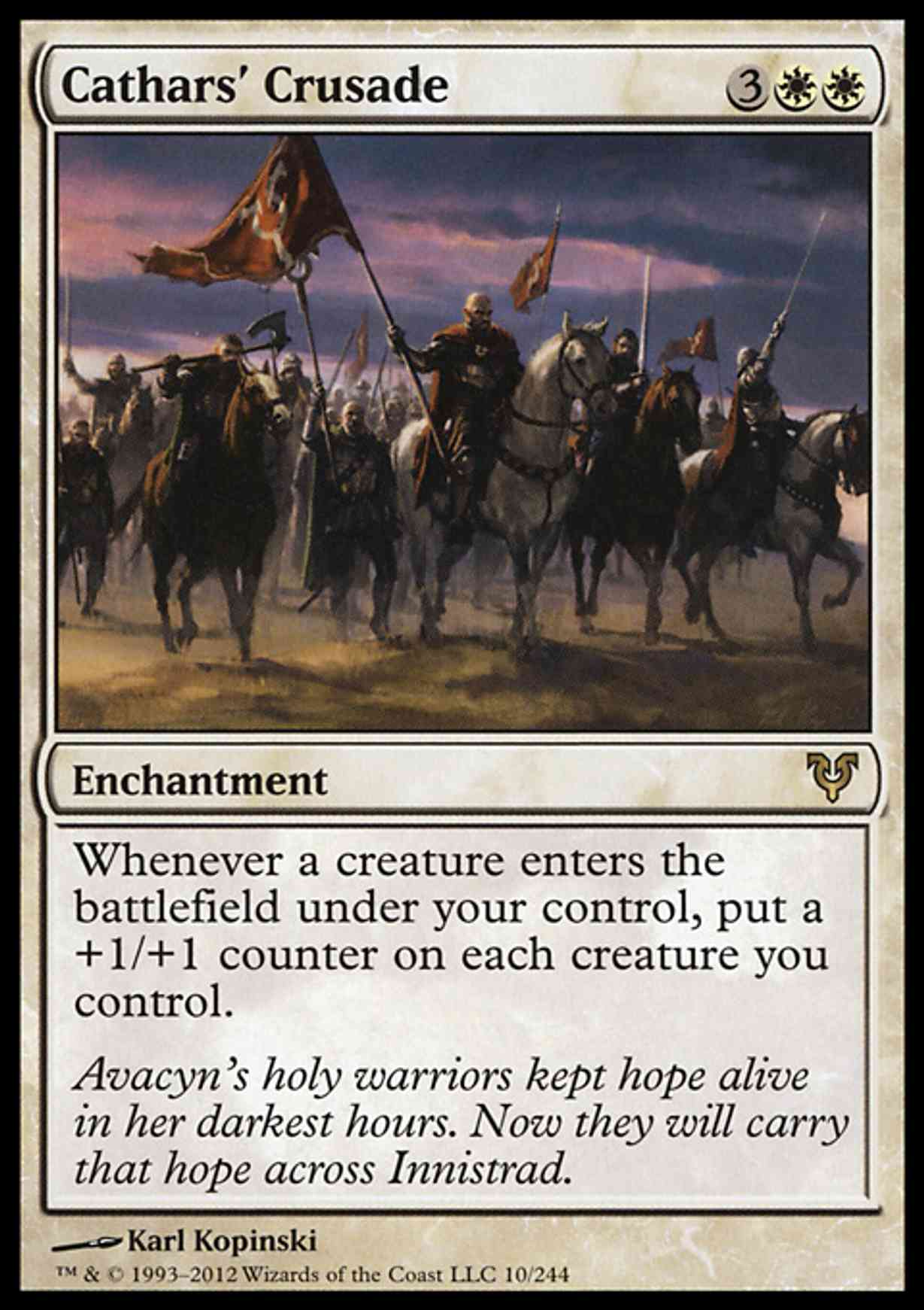 Cathars' Crusade magic card front