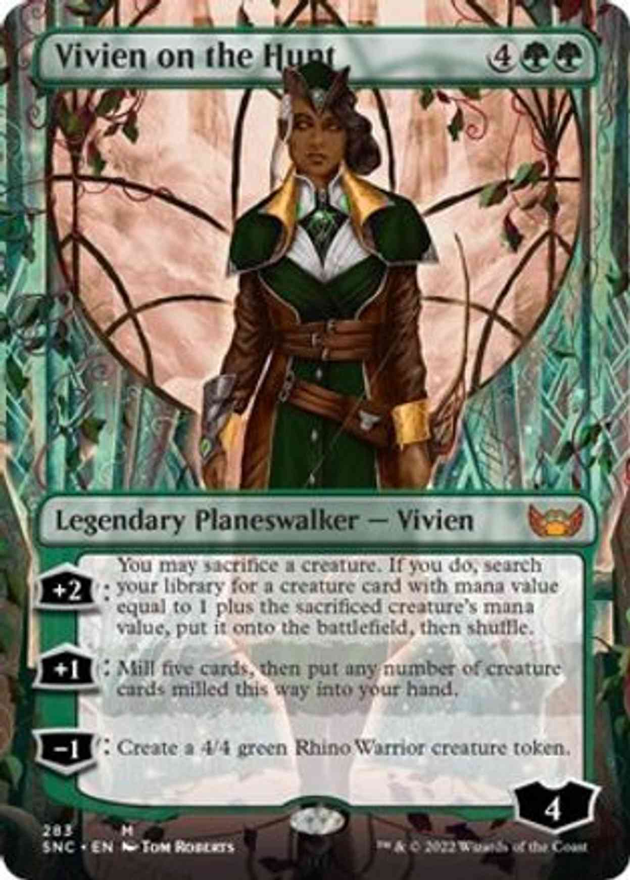 Vivien on the Hunt (Borderless) magic card front