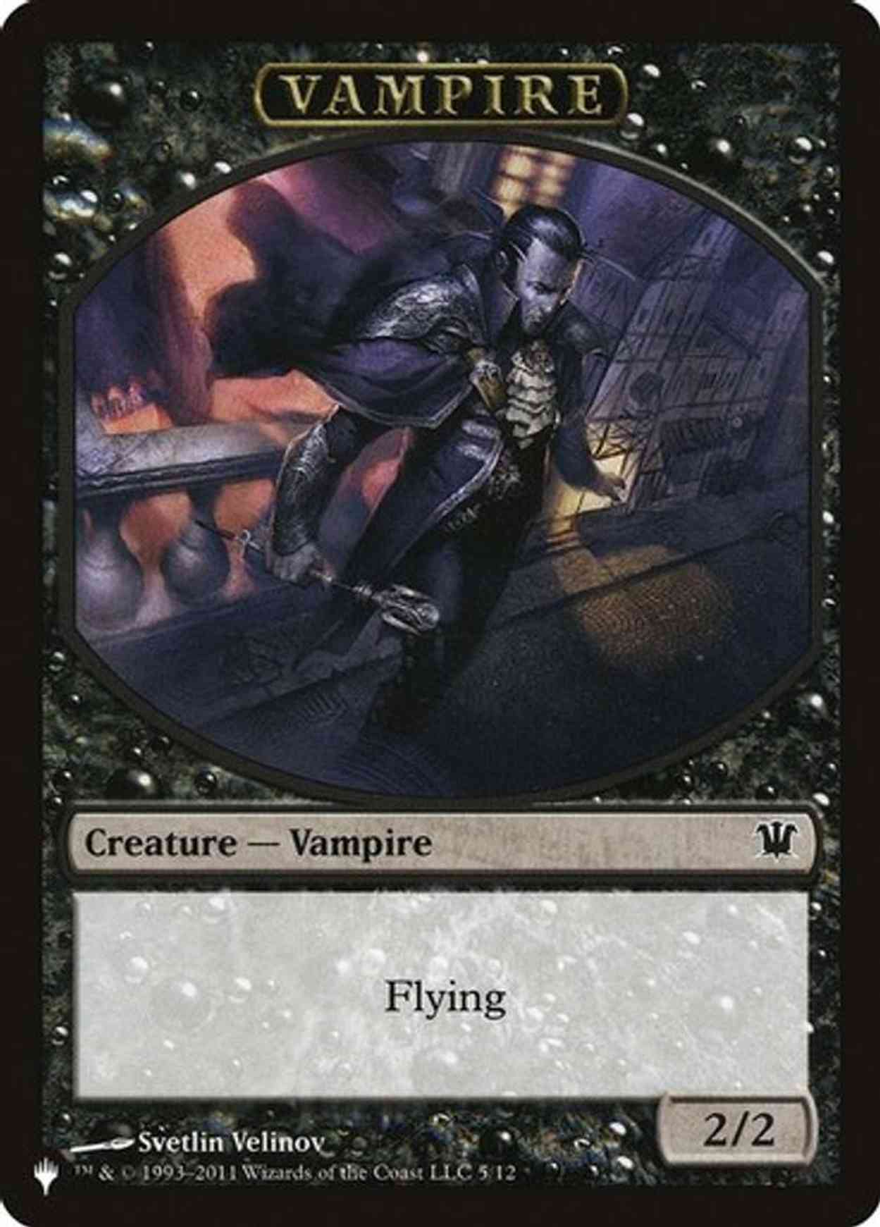 Vampire // Zombie Double-sided Token magic card front