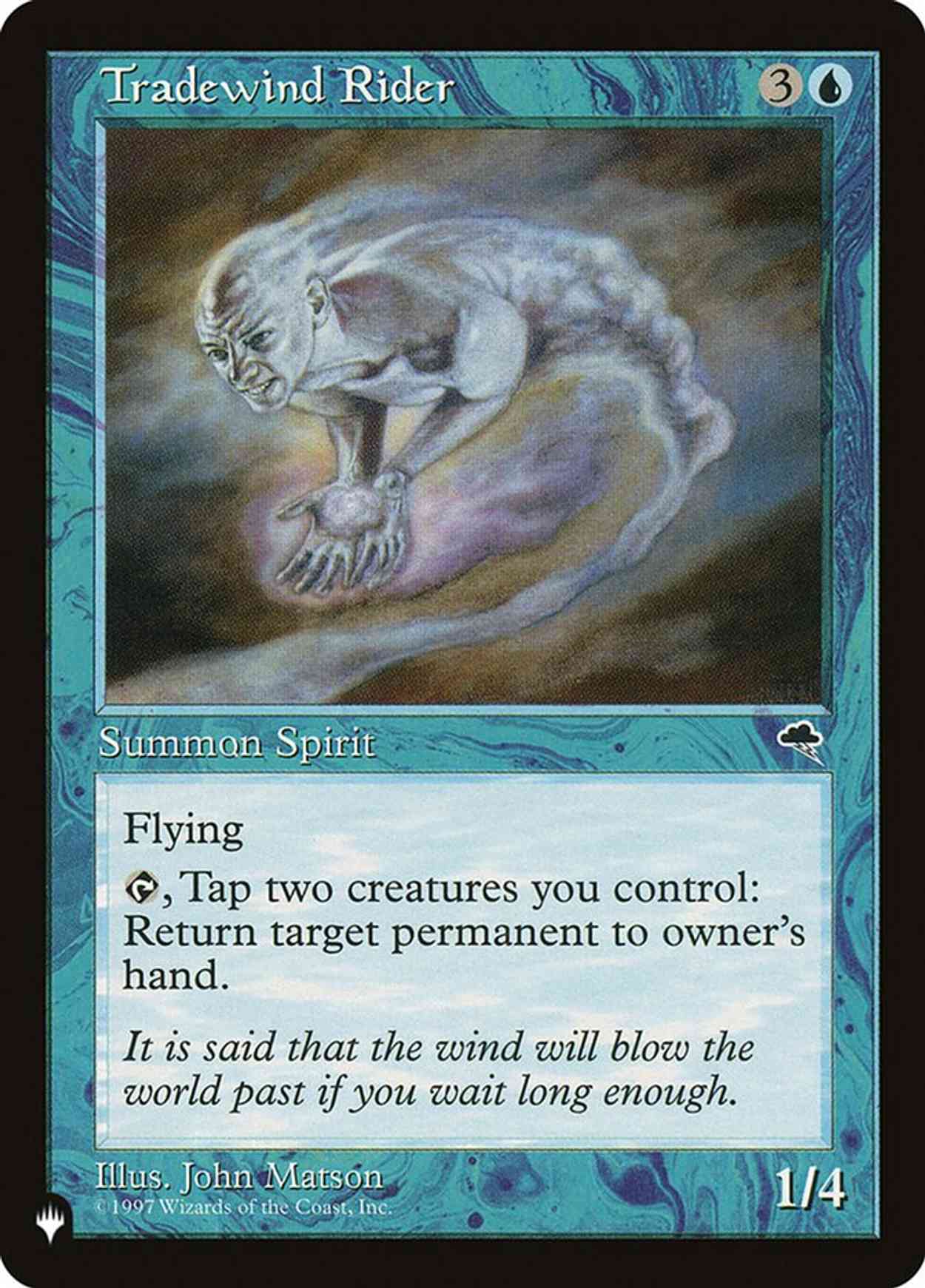 Tradewind Rider magic card front