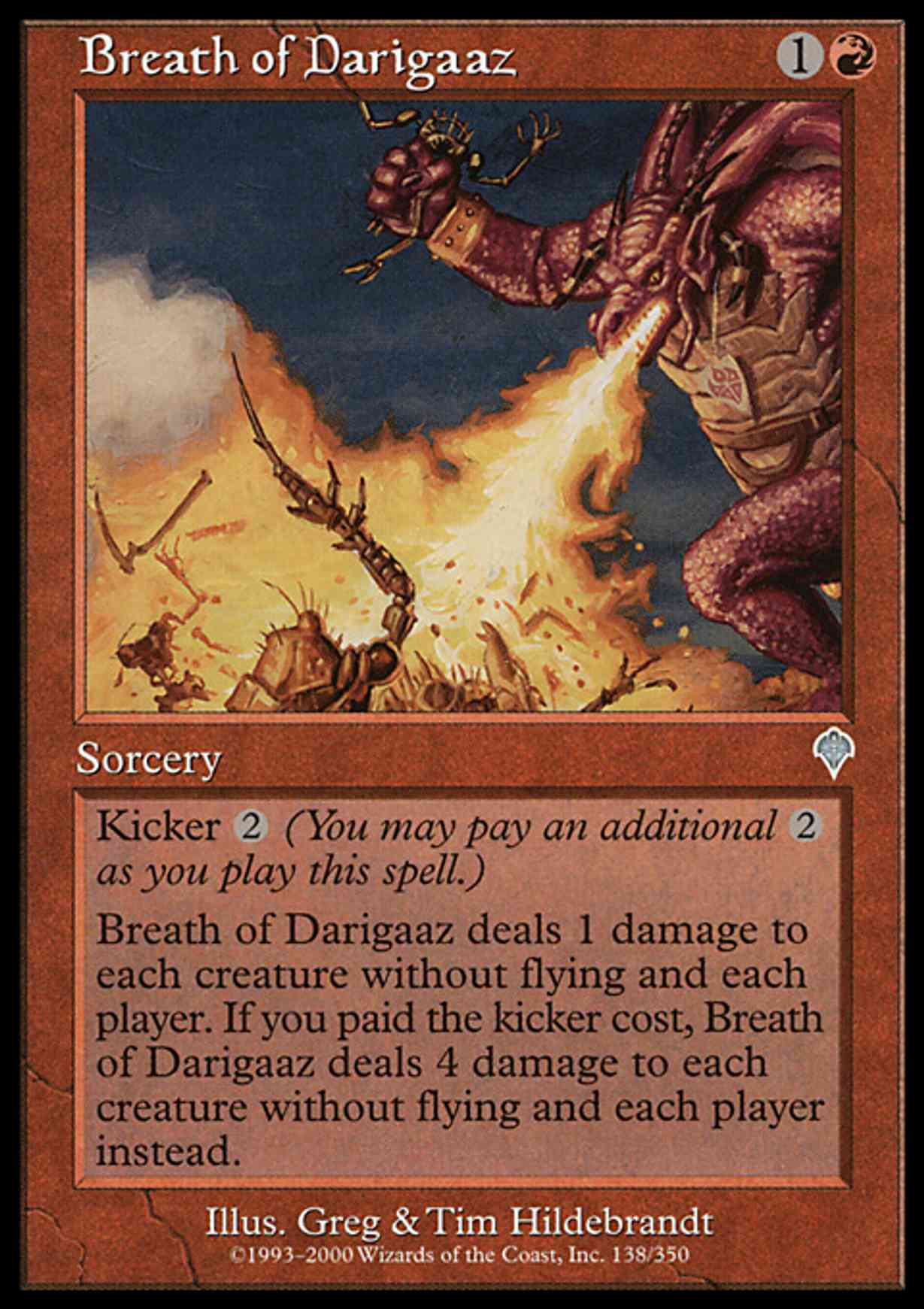 Breath of Darigaaz magic card front
