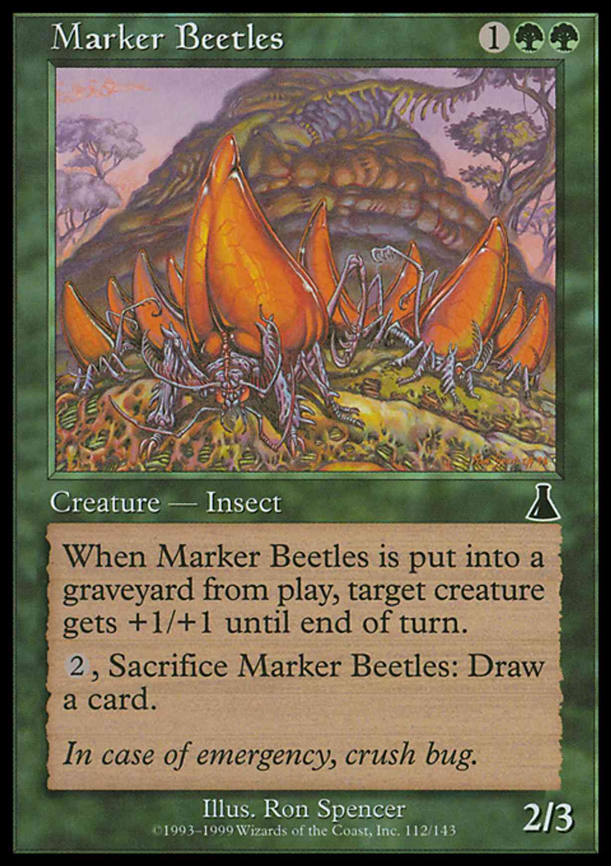 Marker Beetles magic card front