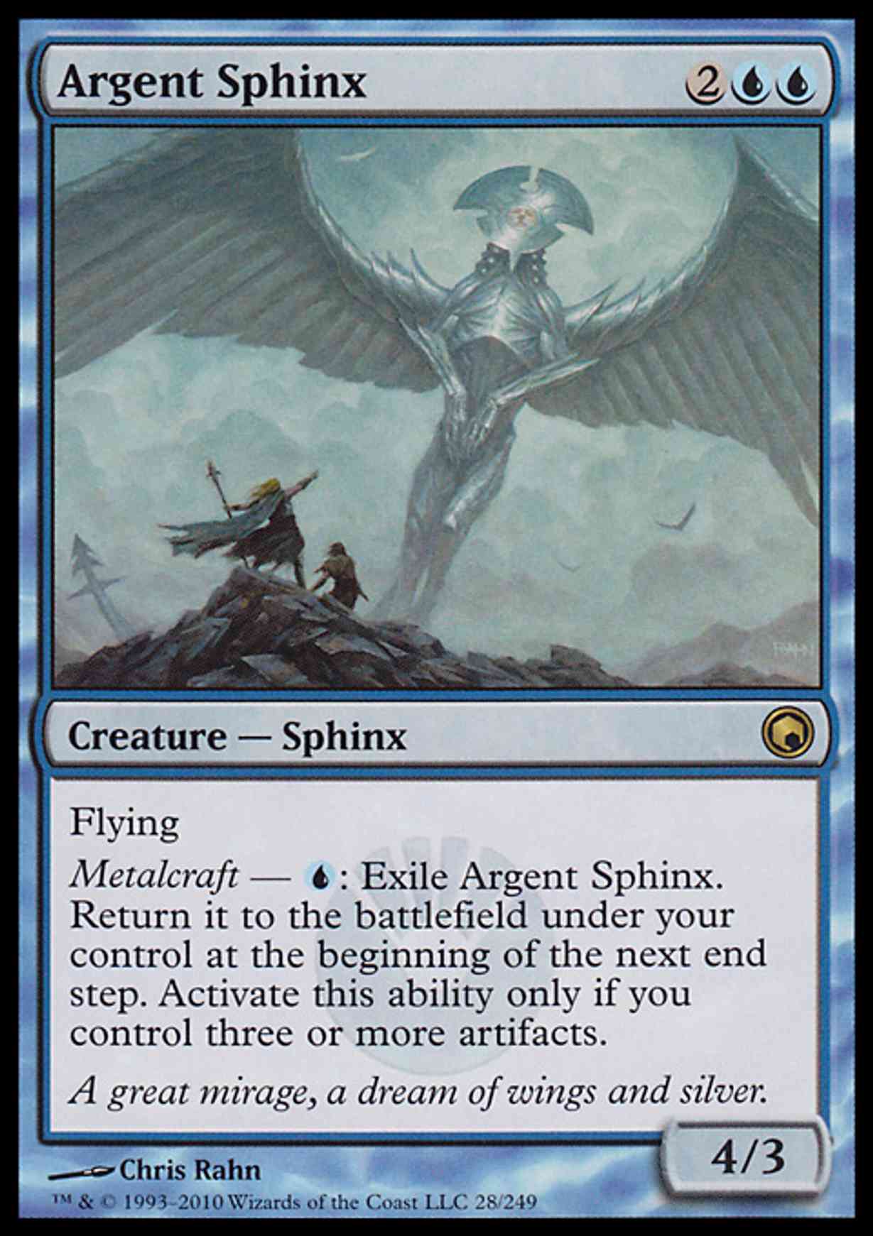 Argent Sphinx magic card front