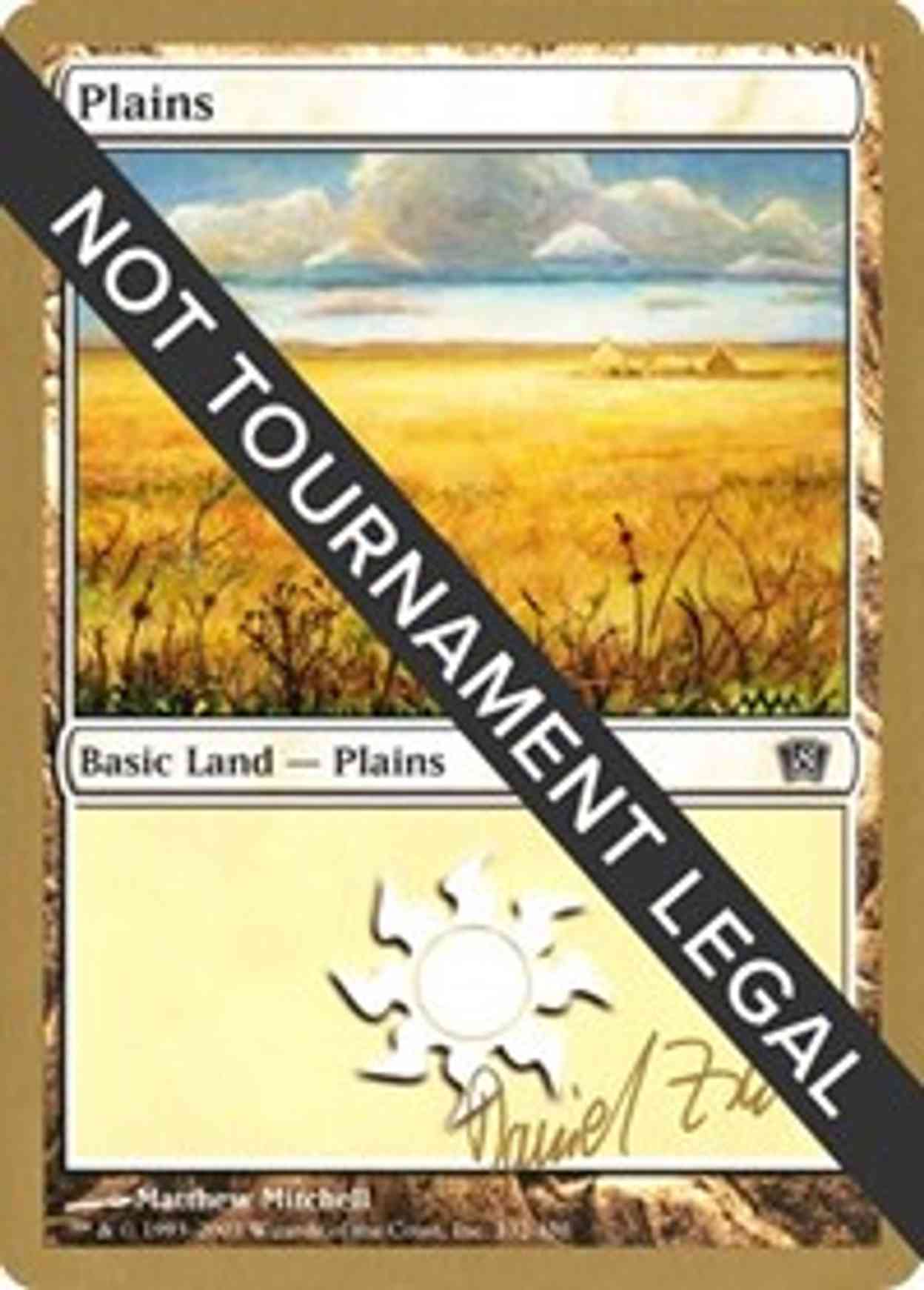 Plains (332) - 2003 Daniel Zink (8ED) magic card front