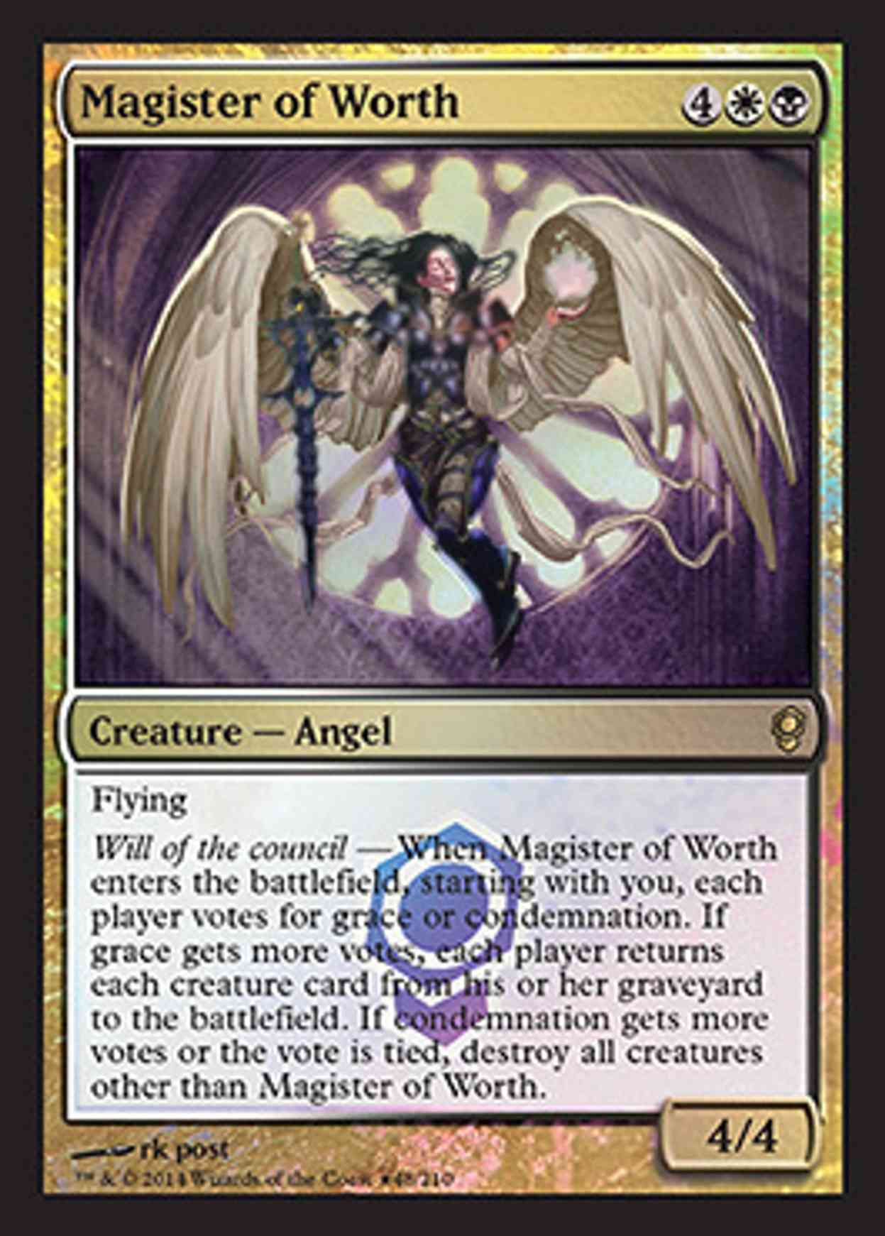 Magister of Worth magic card front