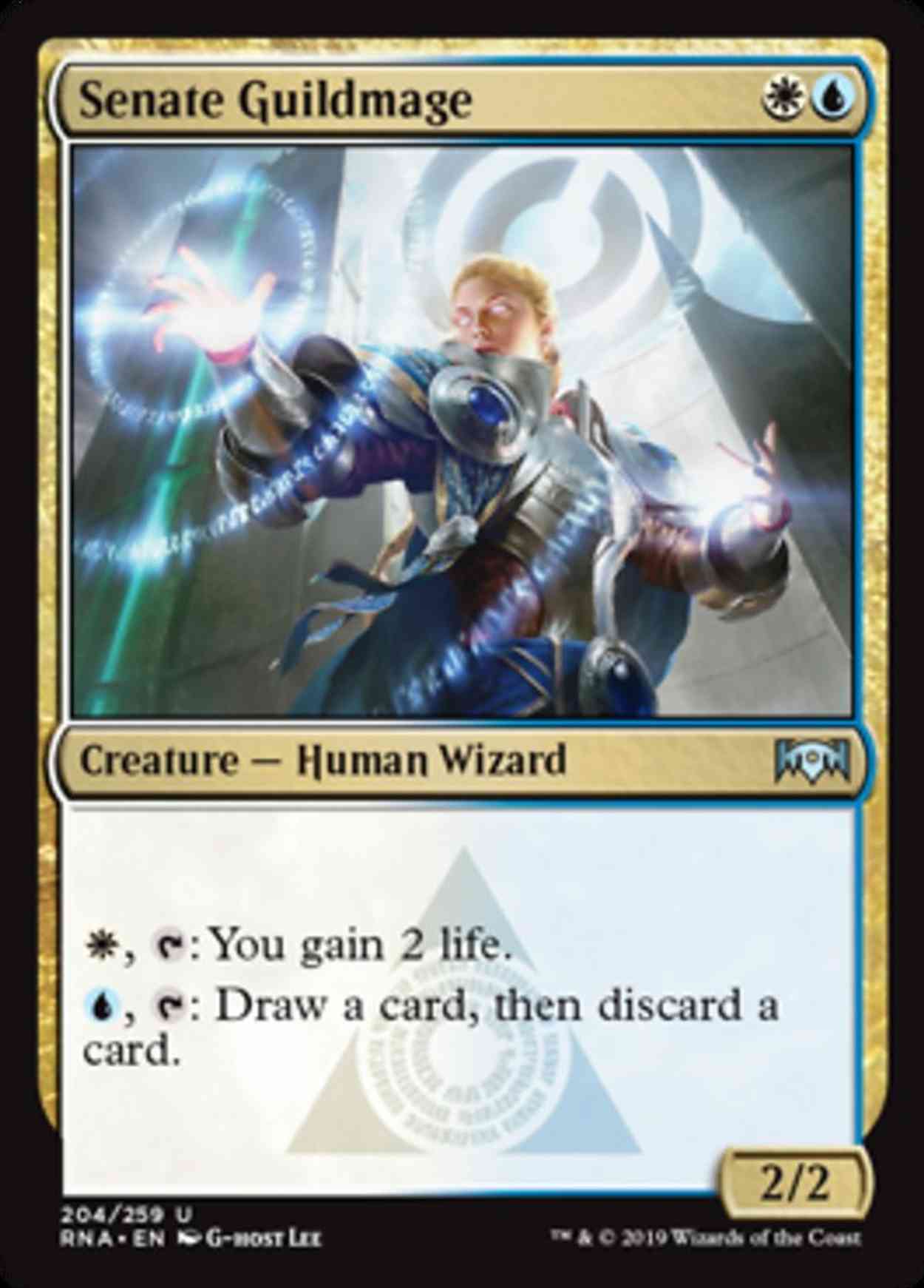Senate Guildmage magic card front
