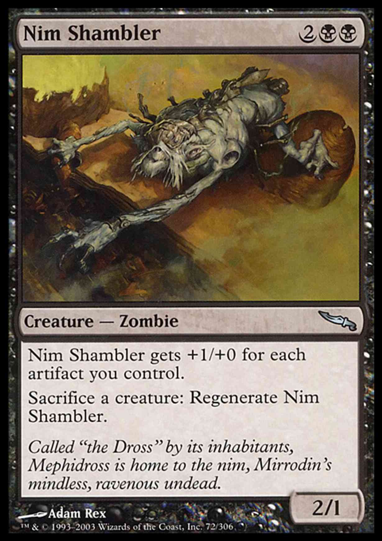 Nim Shambler magic card front