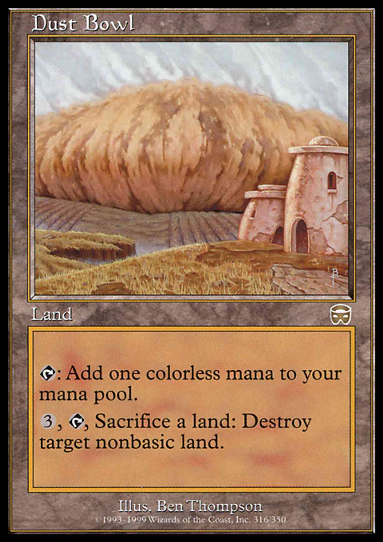 Dust Bowl magic card front