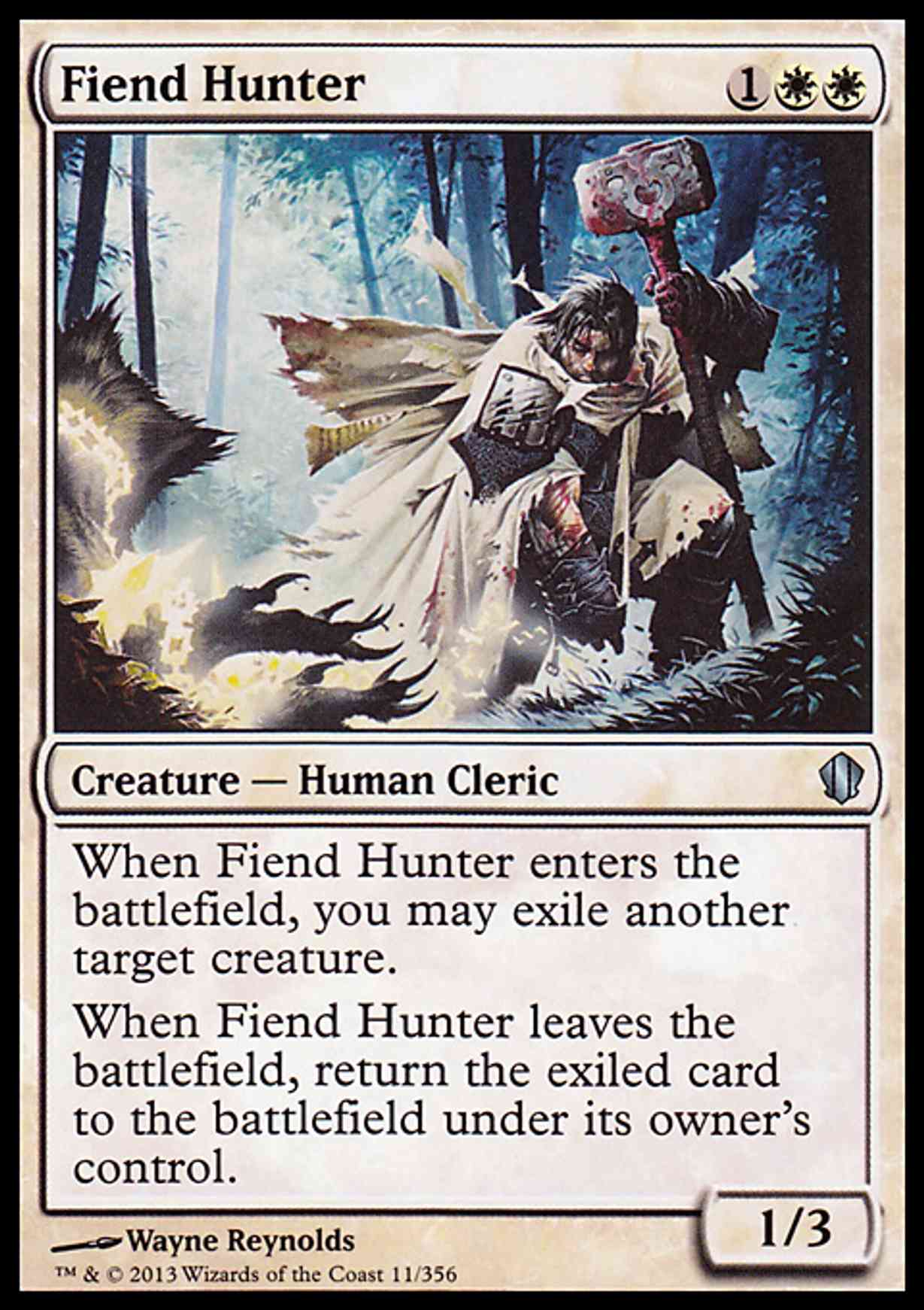 Fiend Hunter magic card front