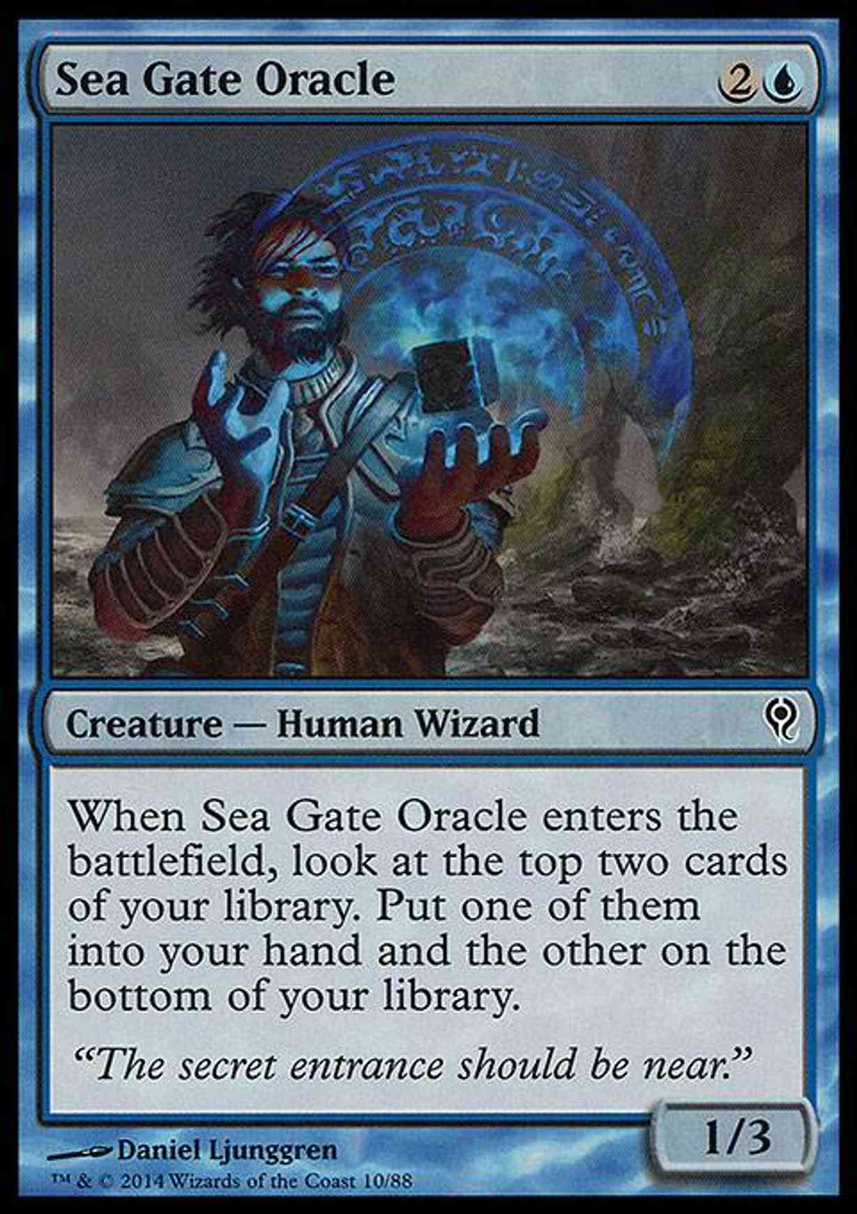 Sea Gate Oracle magic card front