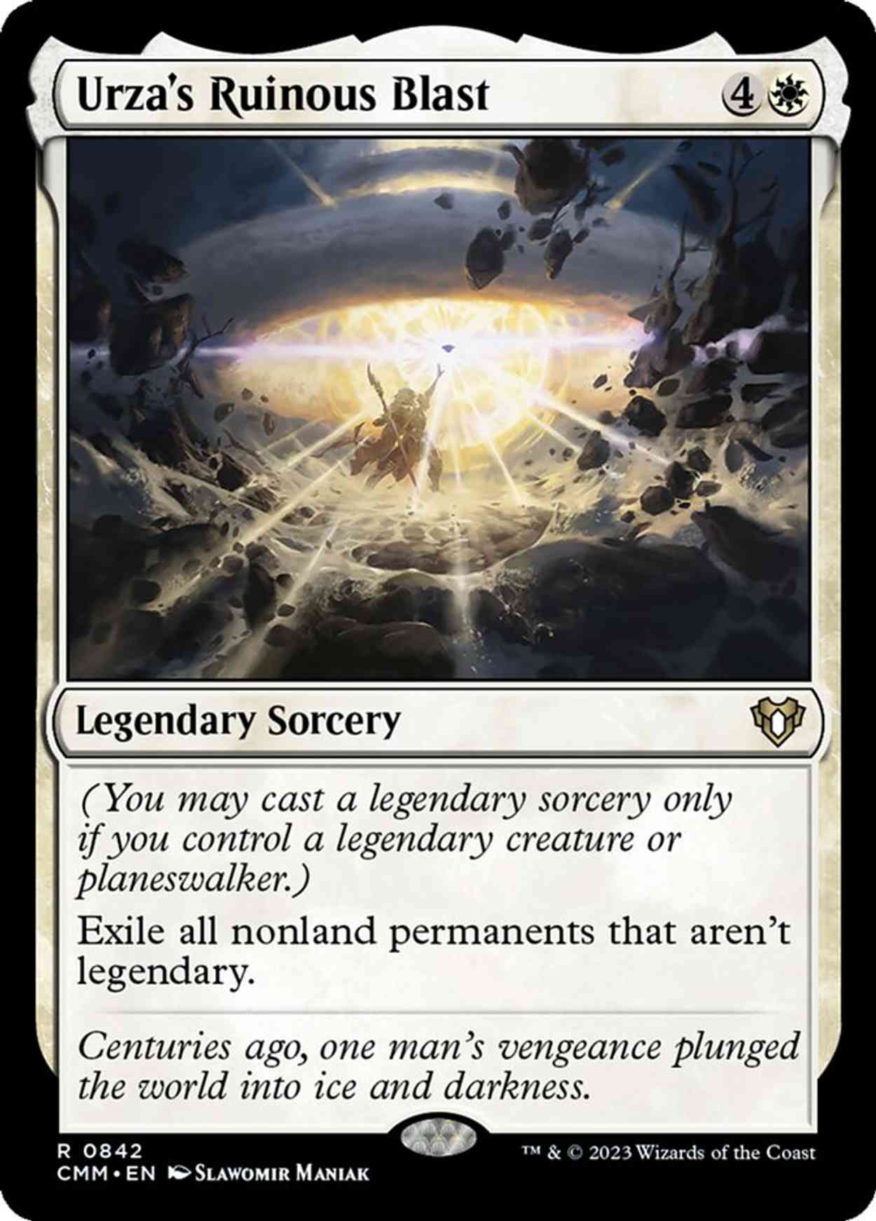 Urza's Ruinous Blast magic card front