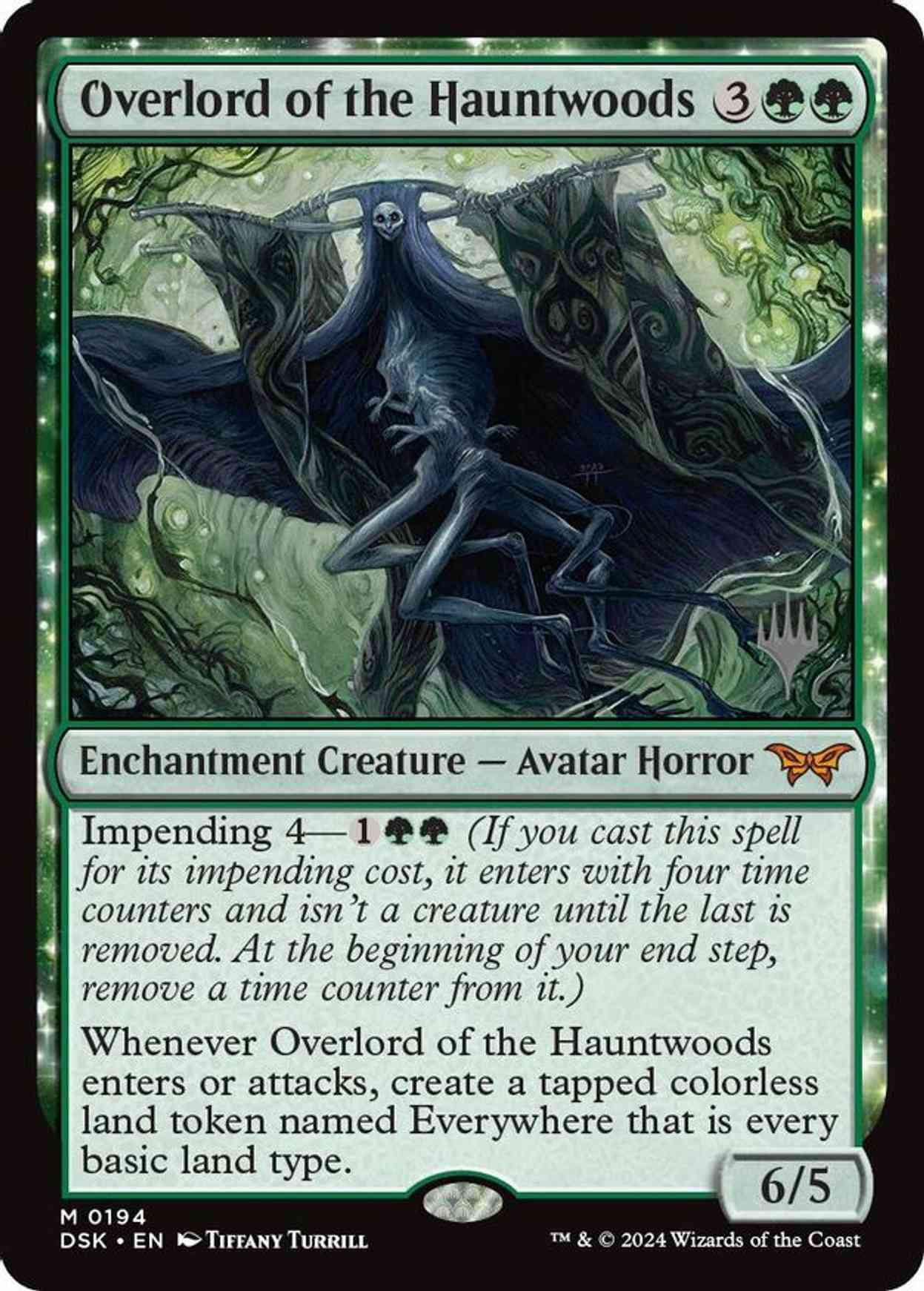 Overlord of the Hauntwoods Price from mtg Promo Pack Duskmourn House