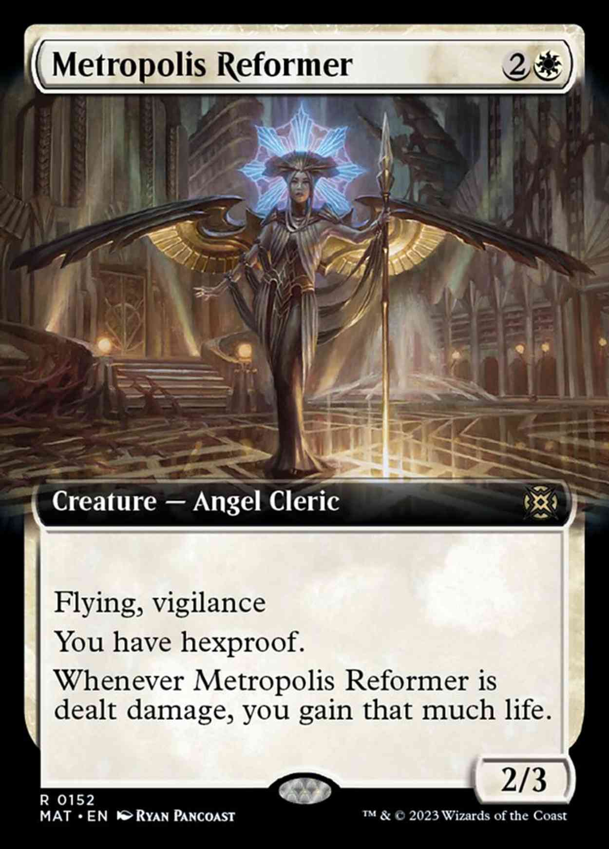 Metropolis Reformer (Extended Art) magic card front