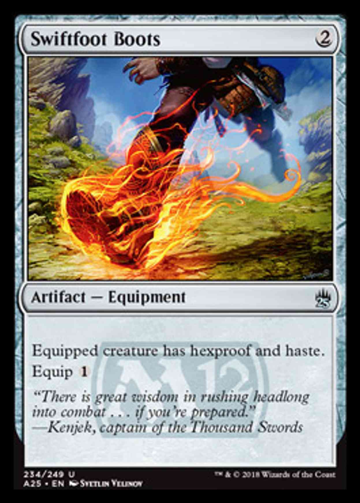 Swiftfoot Boots magic card front