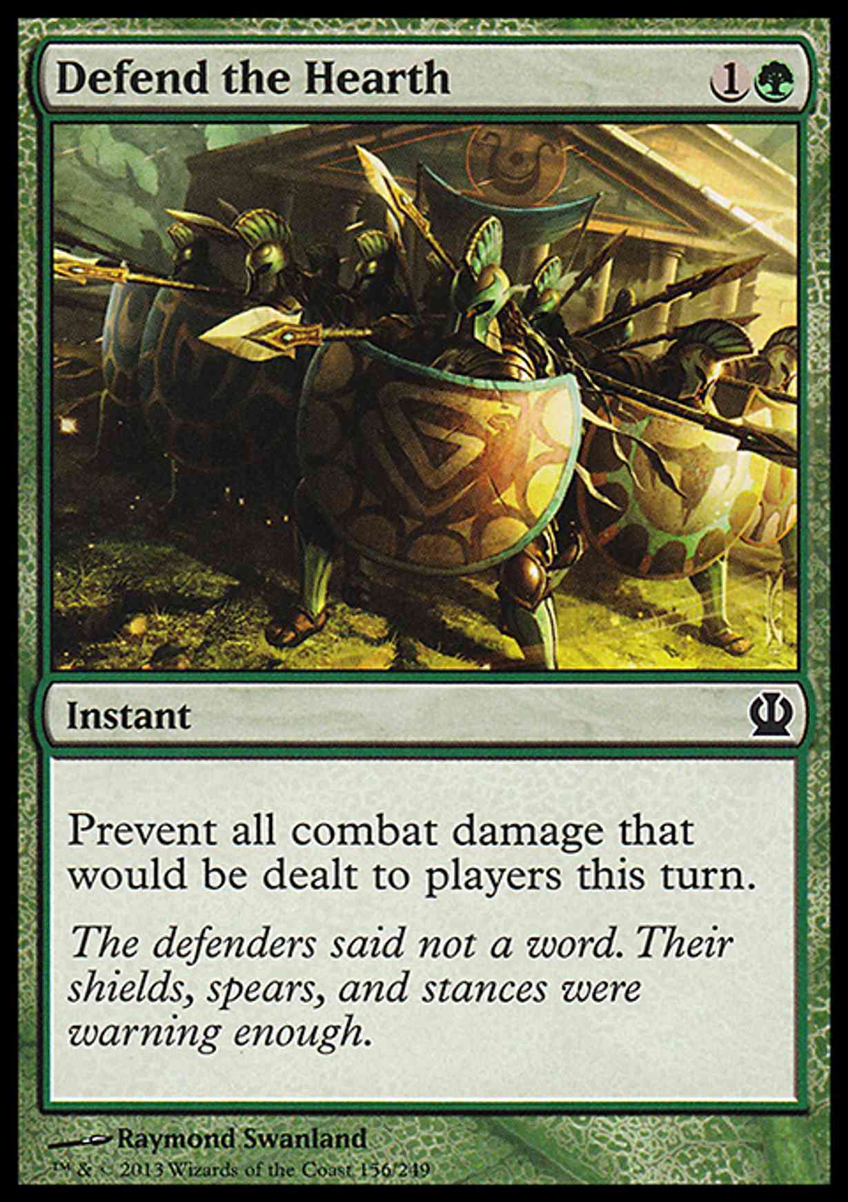 Defend the Hearth magic card front