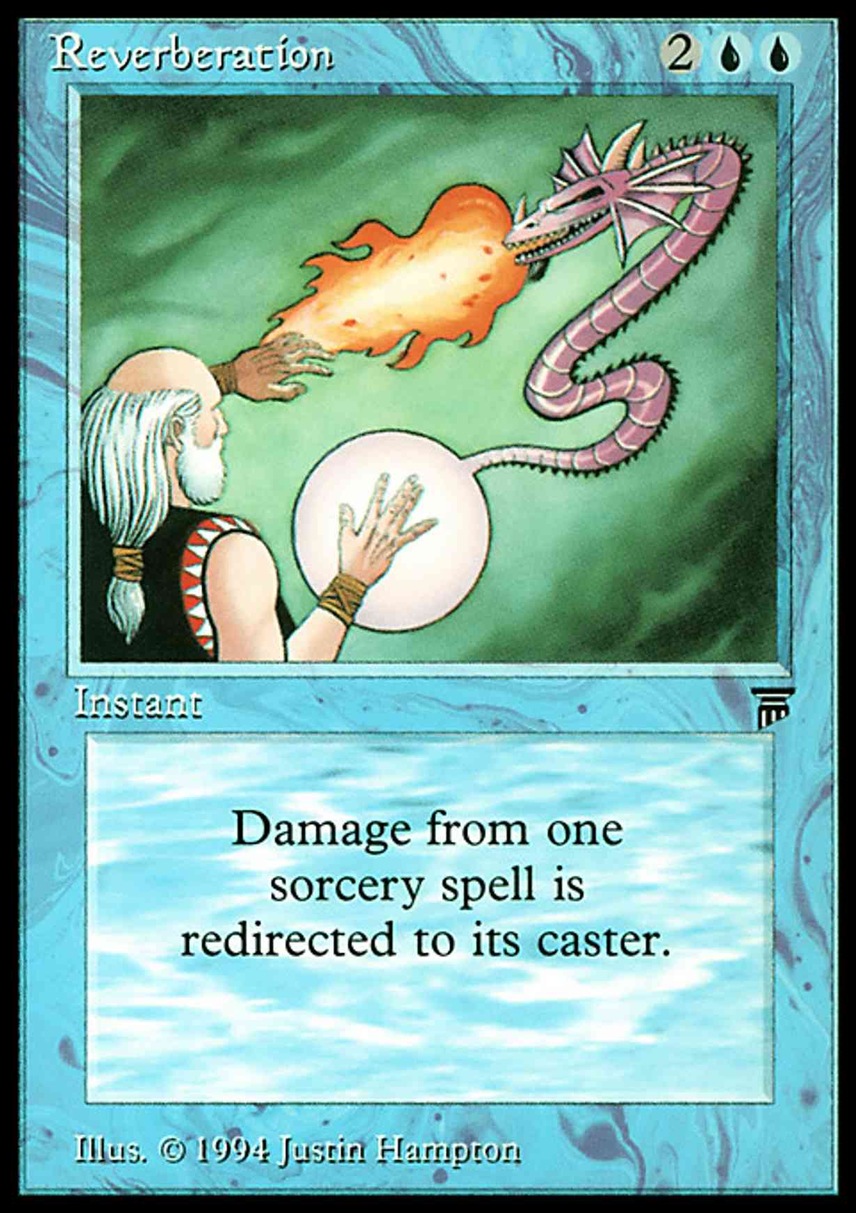 Reverberation magic card front