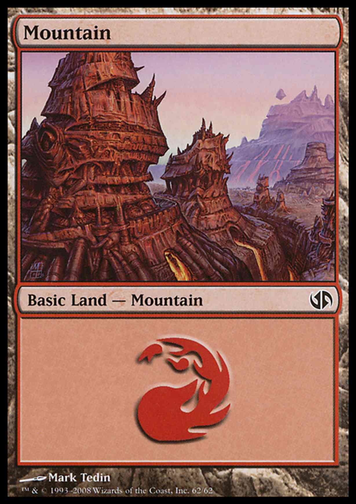 Mountain (62)  magic card front