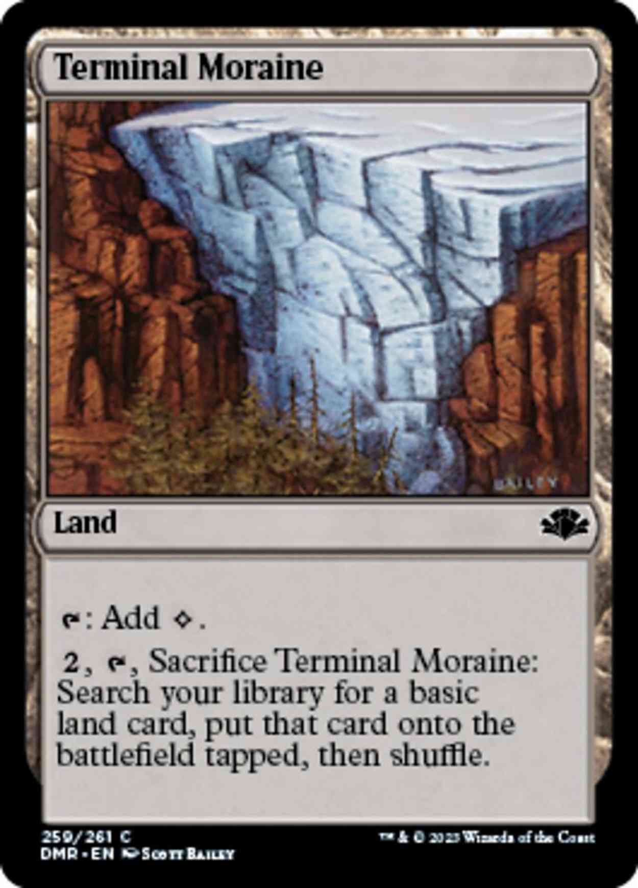 Terminal Moraine magic card front