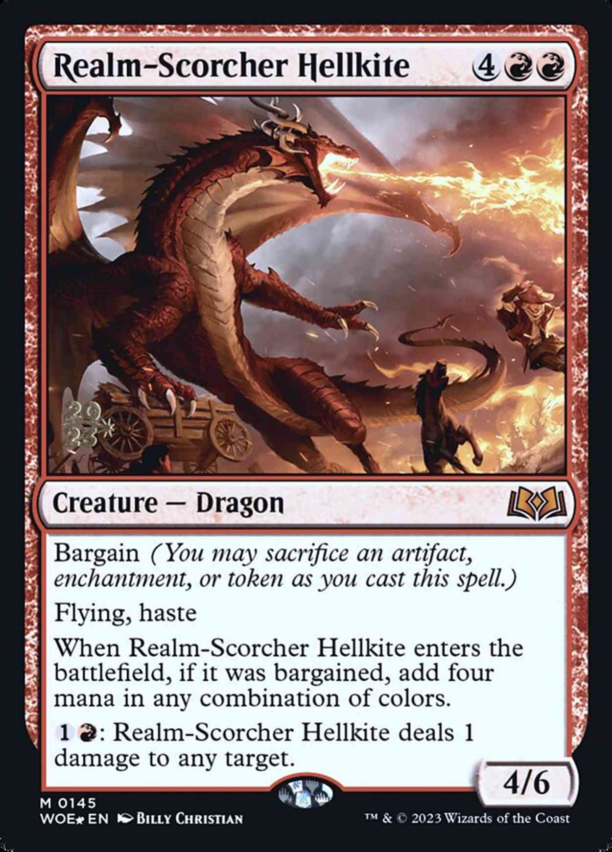 Realm-Scorcher Hellkite magic card front