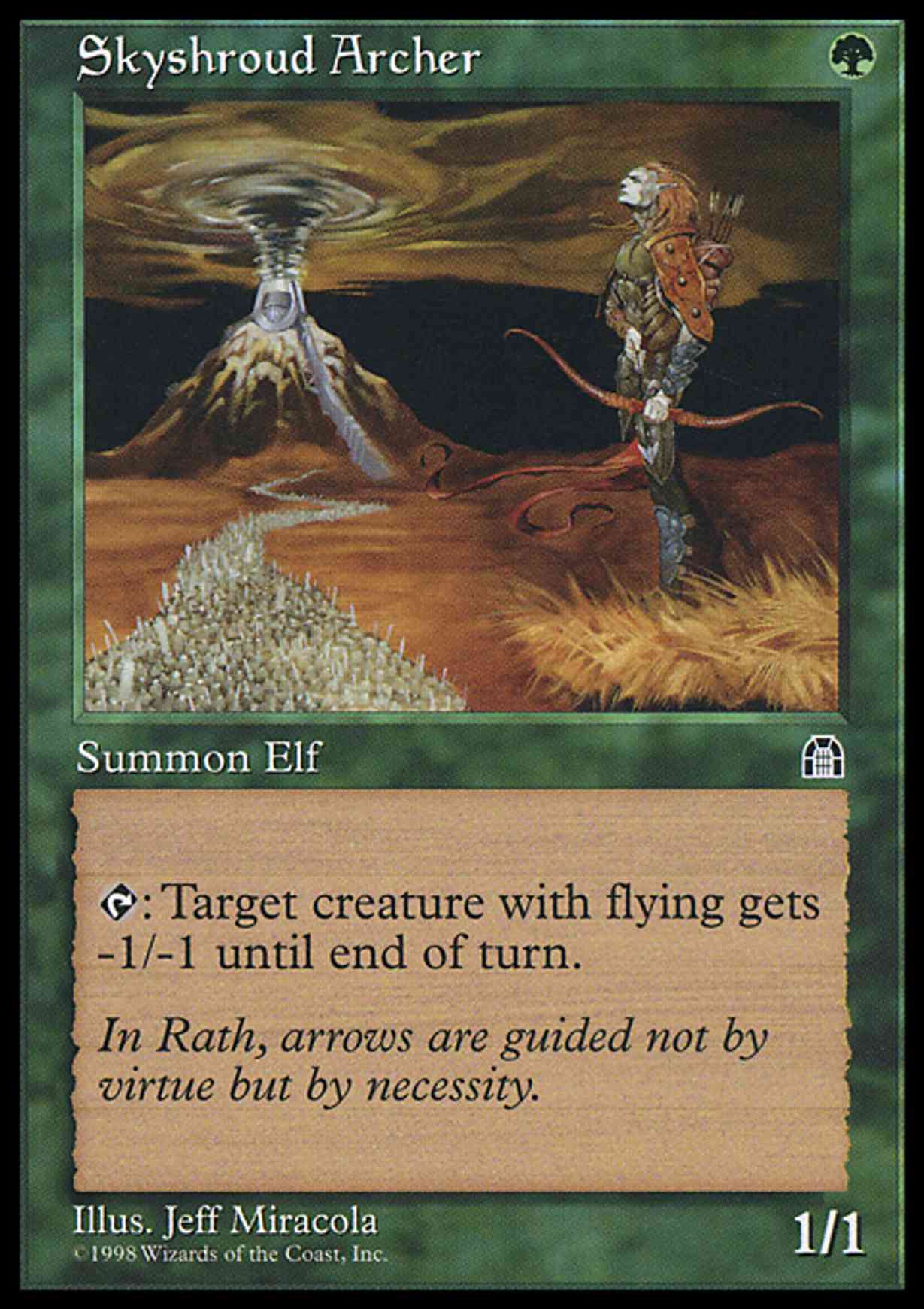 Skyshroud Archer magic card front
