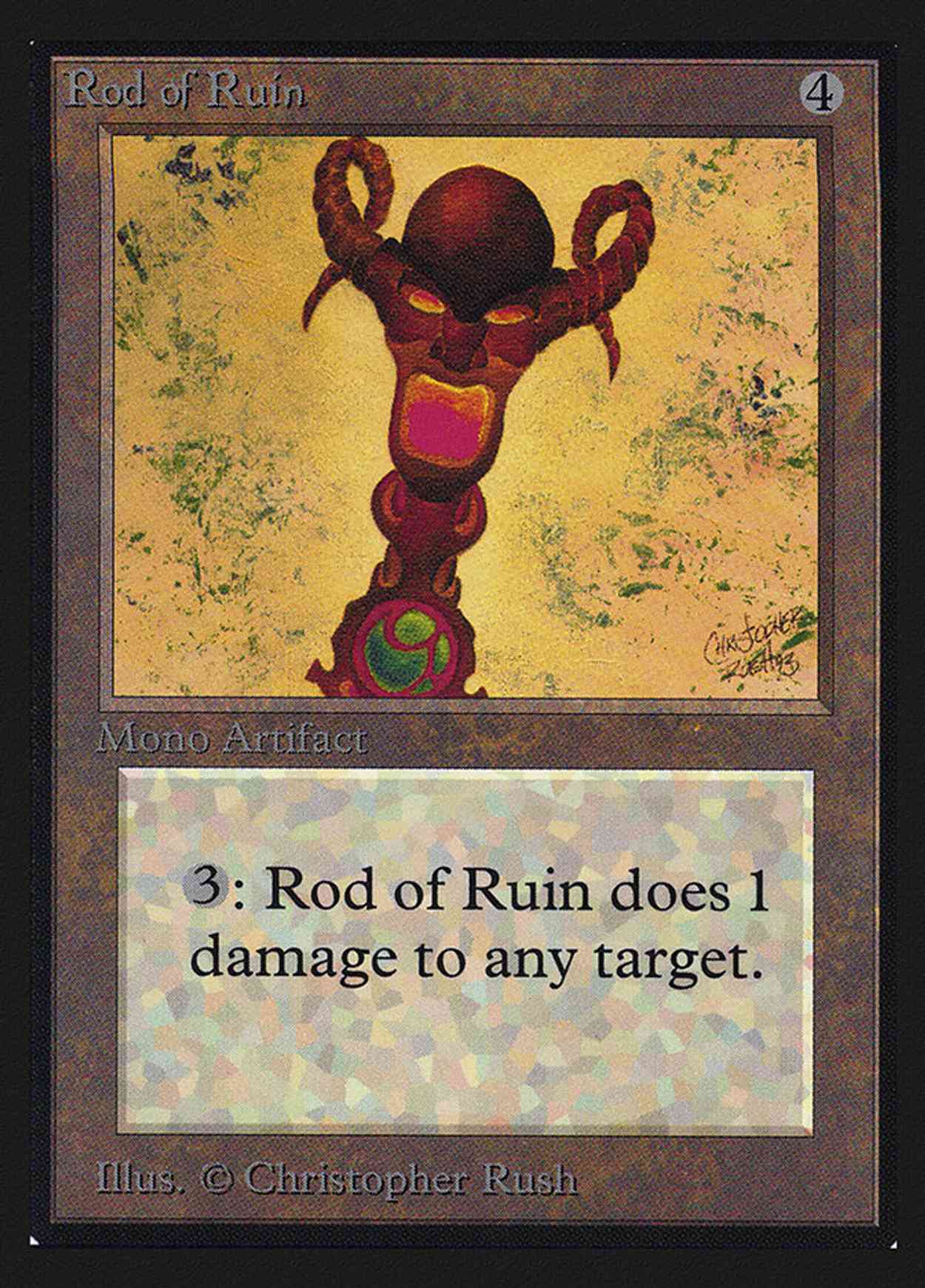 Rod of Ruin (CE) magic card front