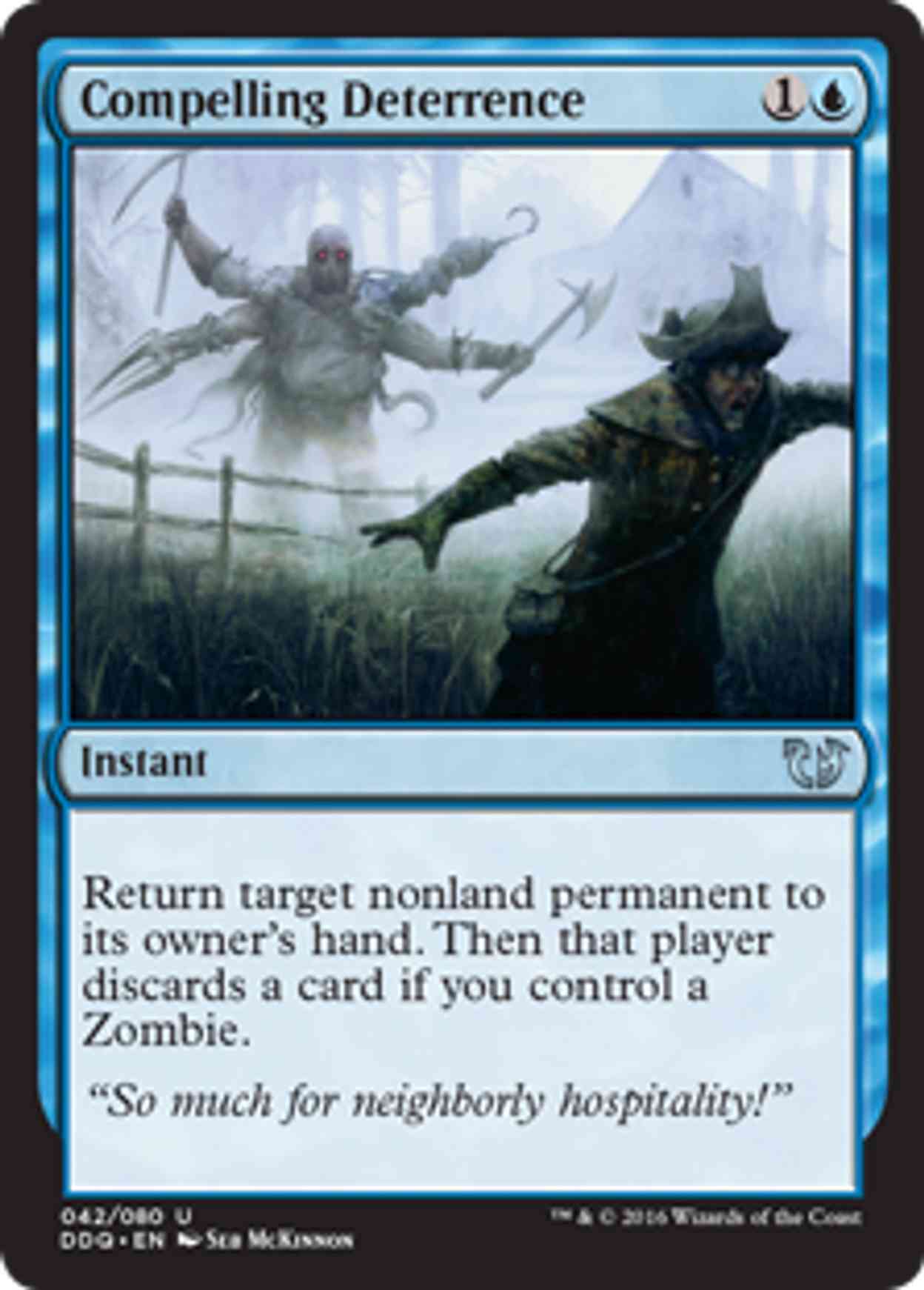 Compelling Deterrence magic card front