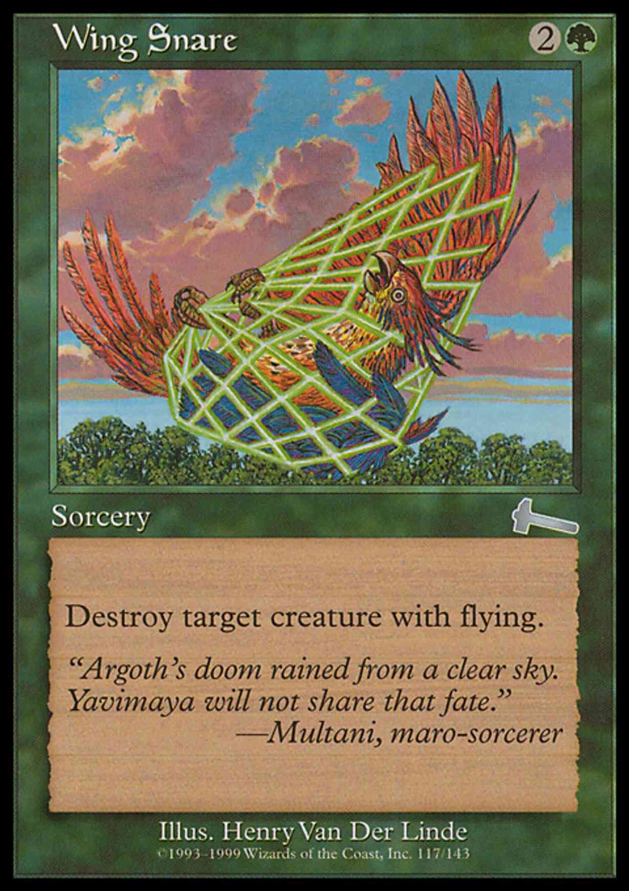 Wing Snare magic card front