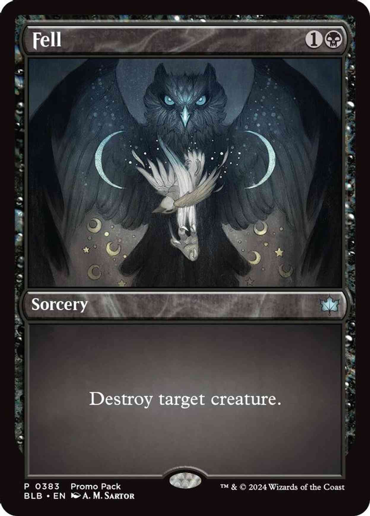 Fell magic card front