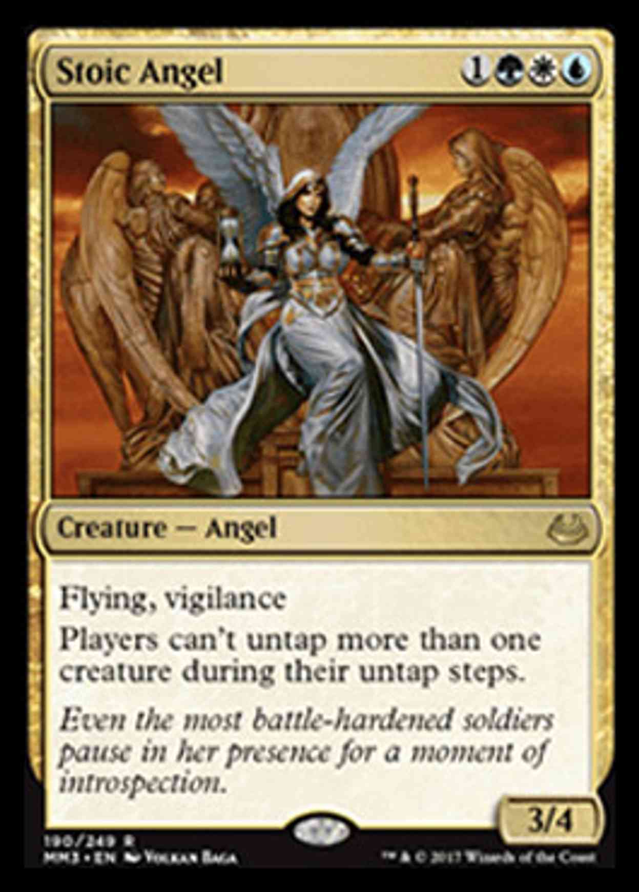 Stoic Angel magic card front