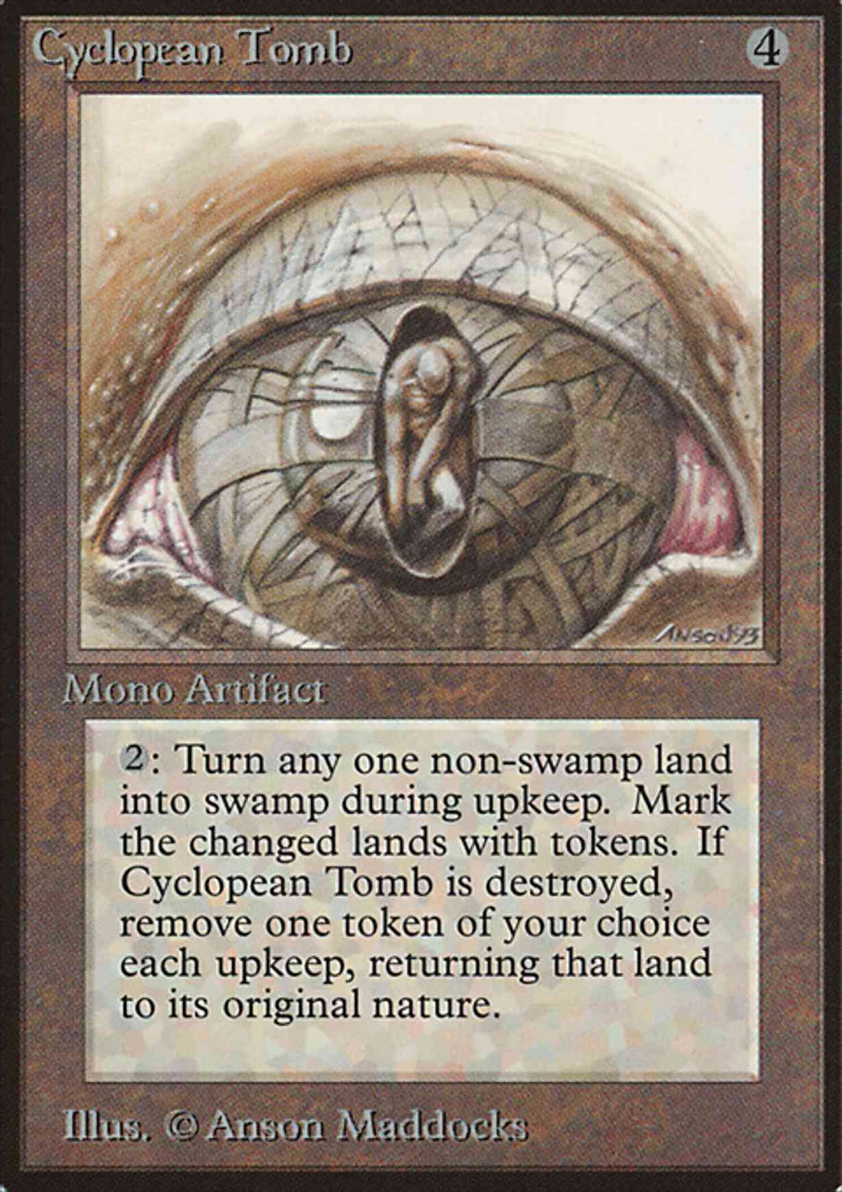 Cyclopean Tomb magic card front