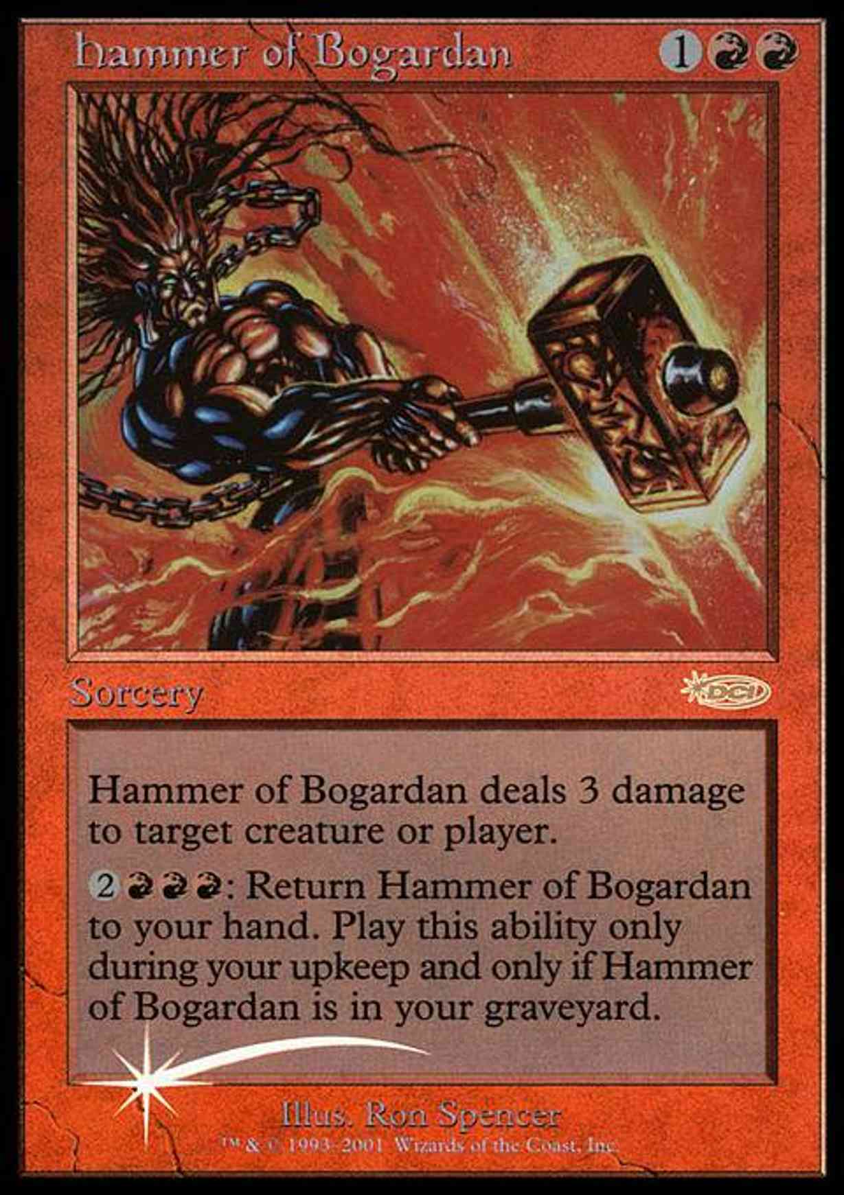 Hammer of Bogardan magic card front