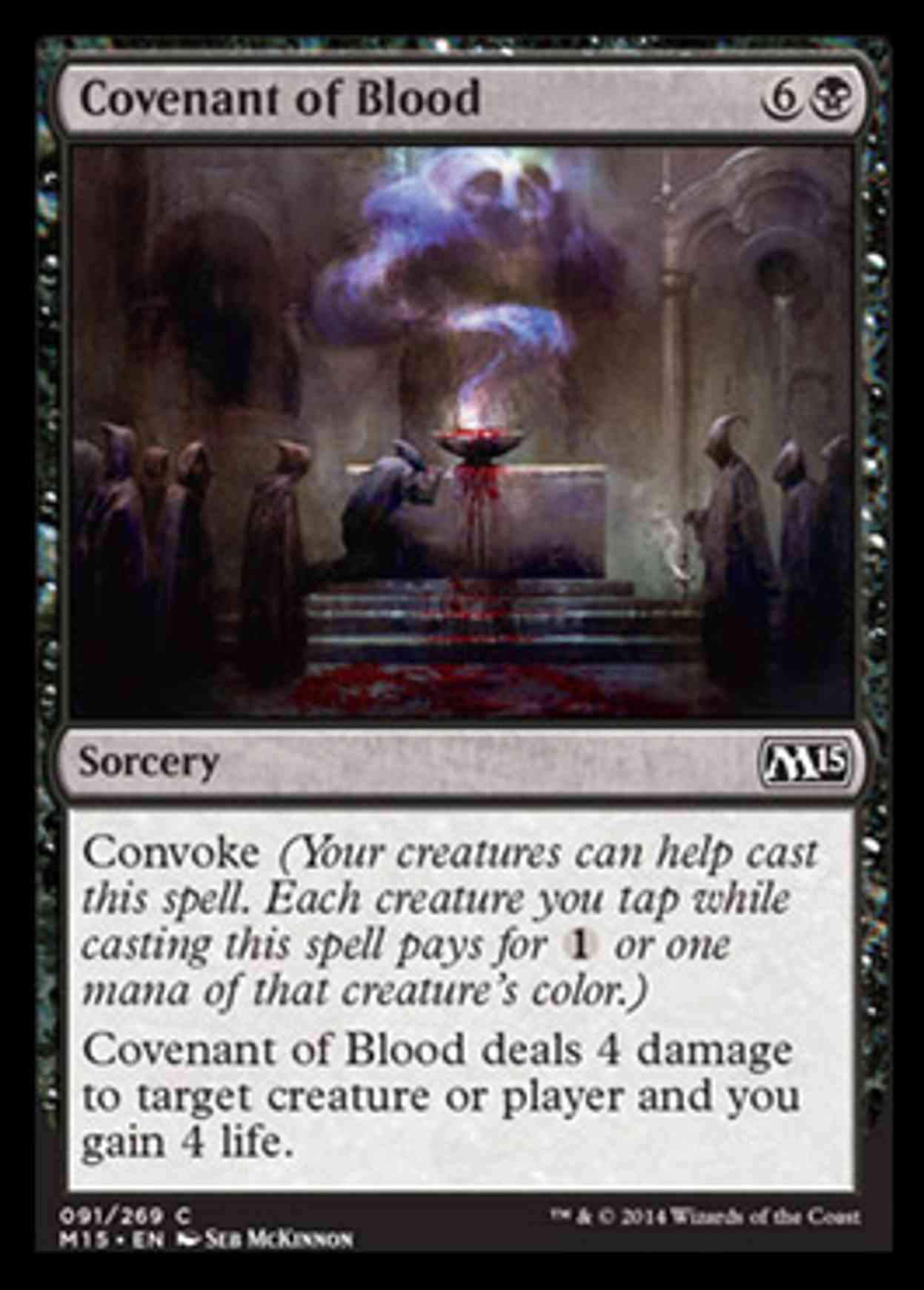 Covenant of Blood magic card front