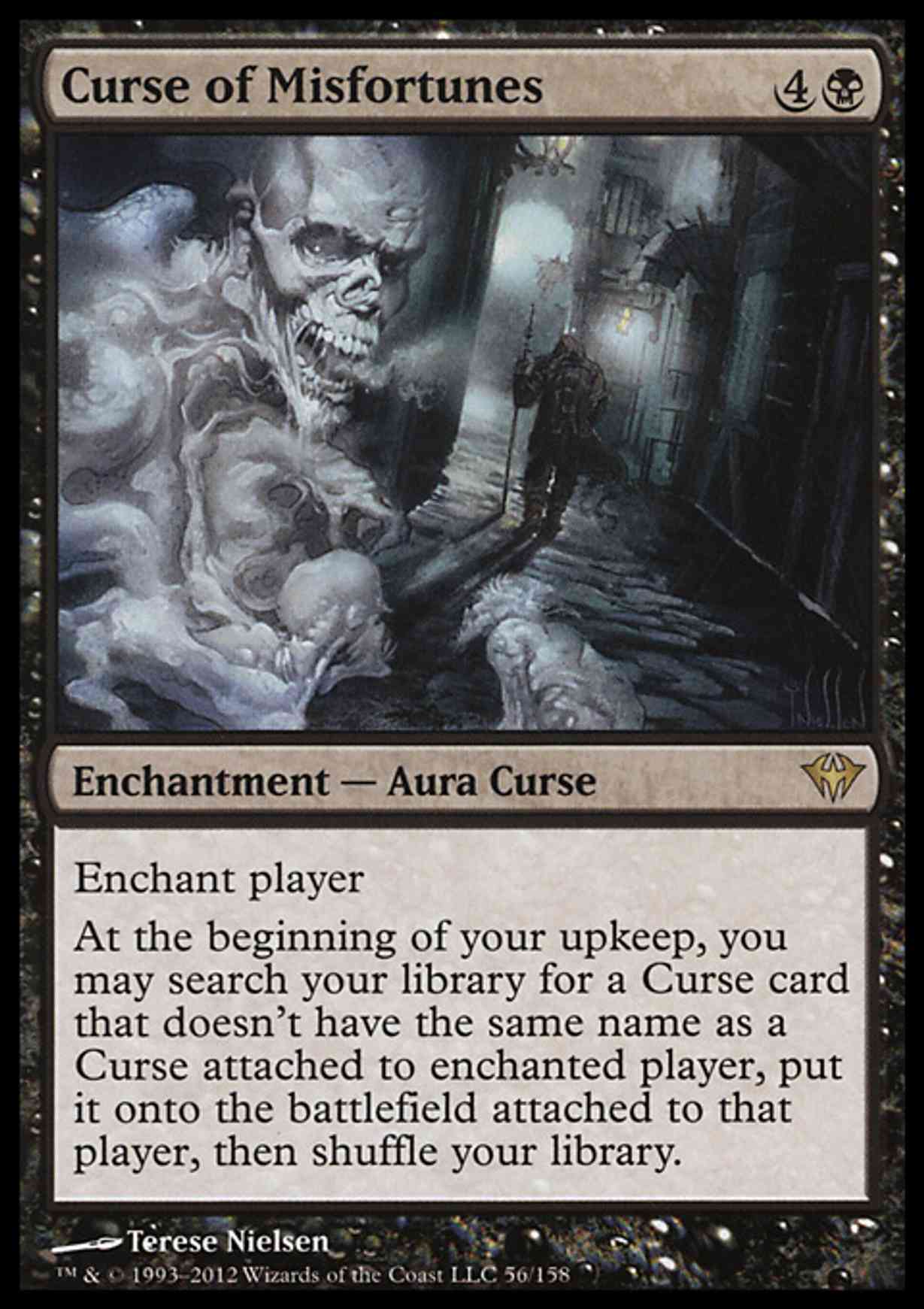 Curse of Misfortunes magic card front