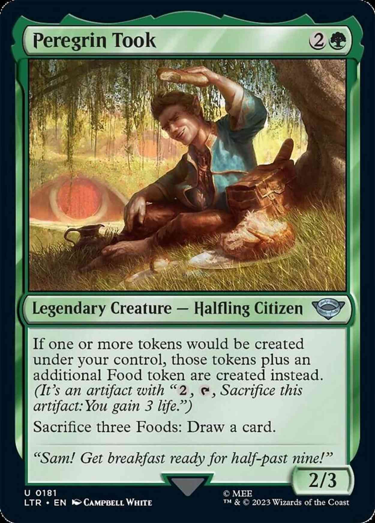 Peregrin Took magic card front