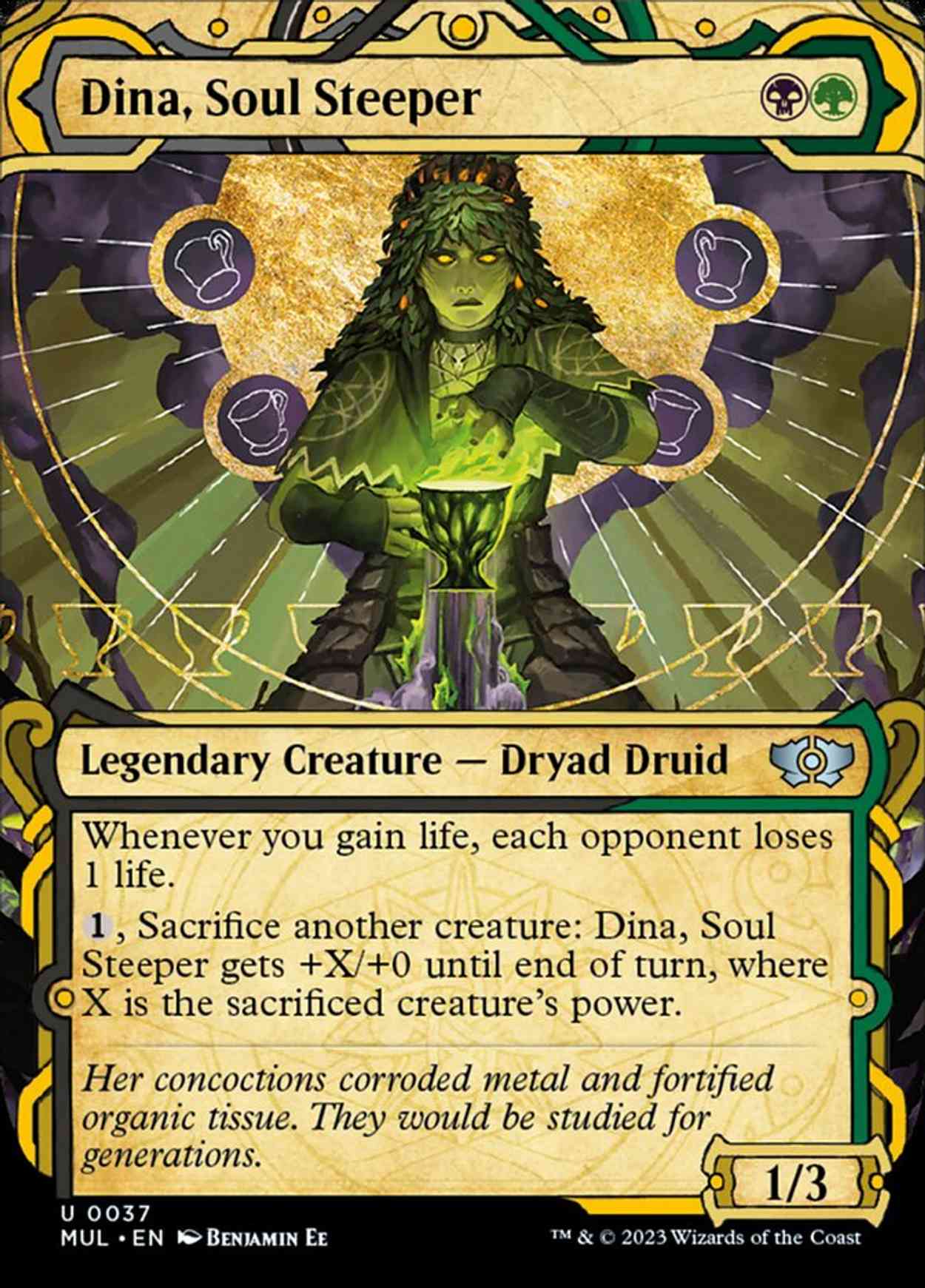 Dina, Soul Steeper magic card front