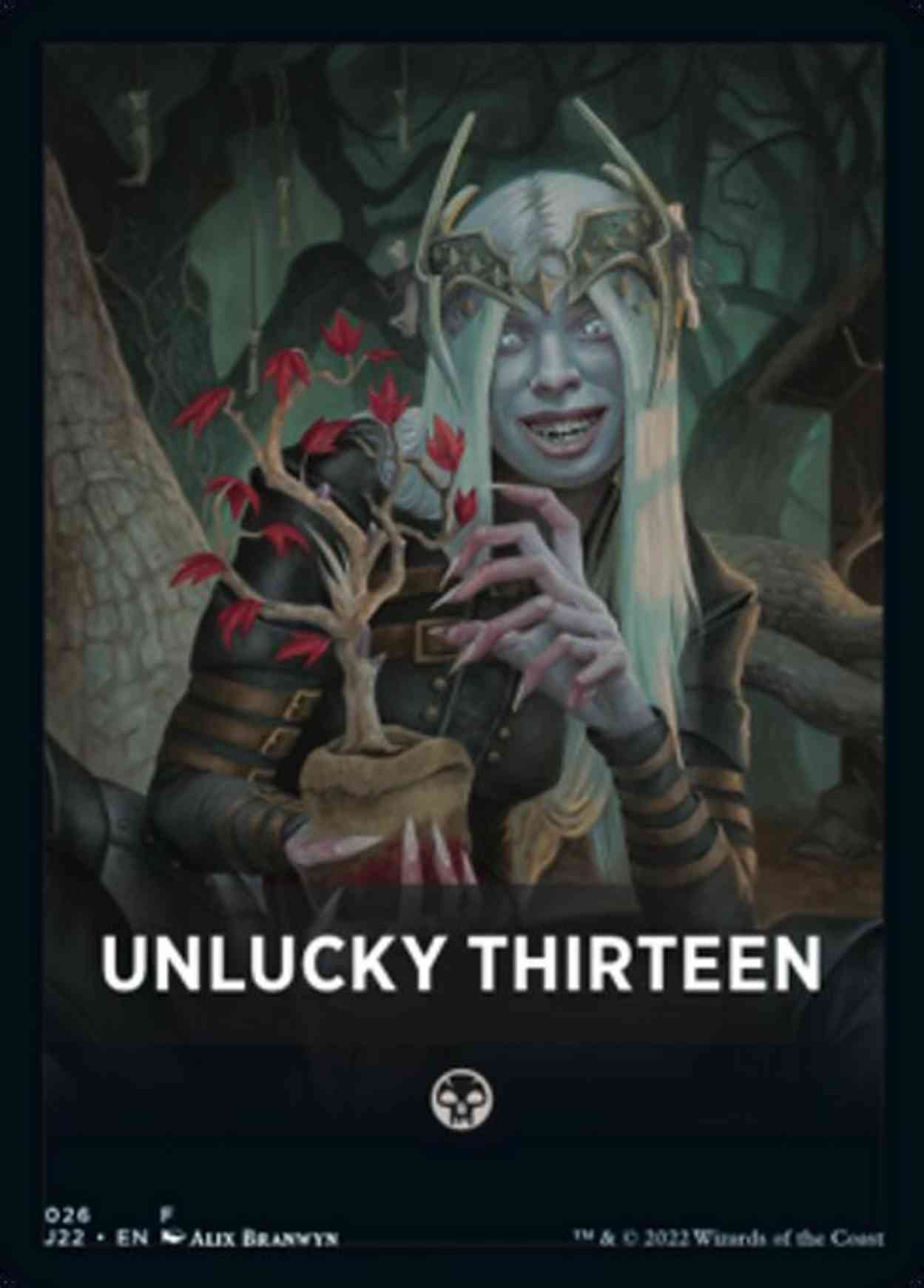 Unlucky Thirteen Theme Card magic card front