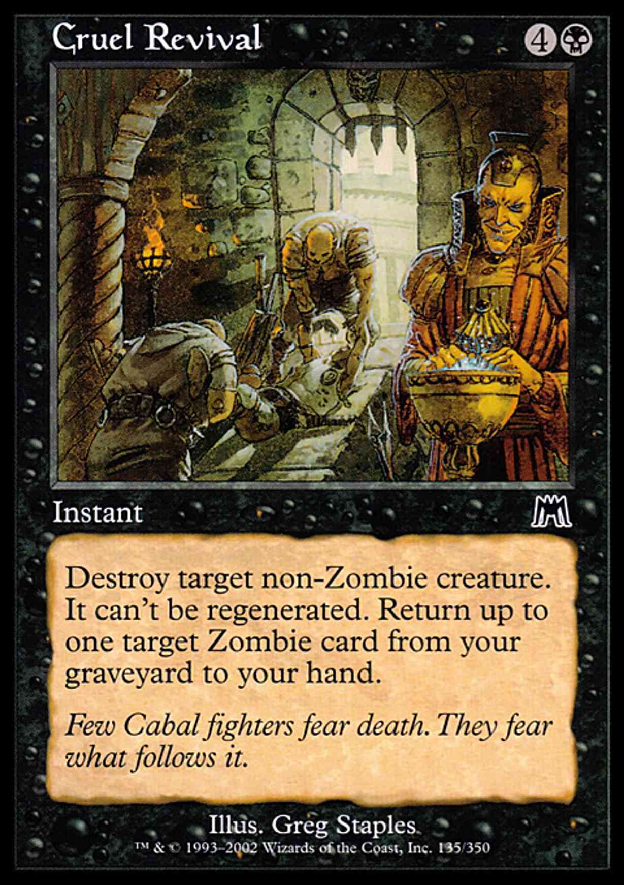 Cruel Revival magic card front