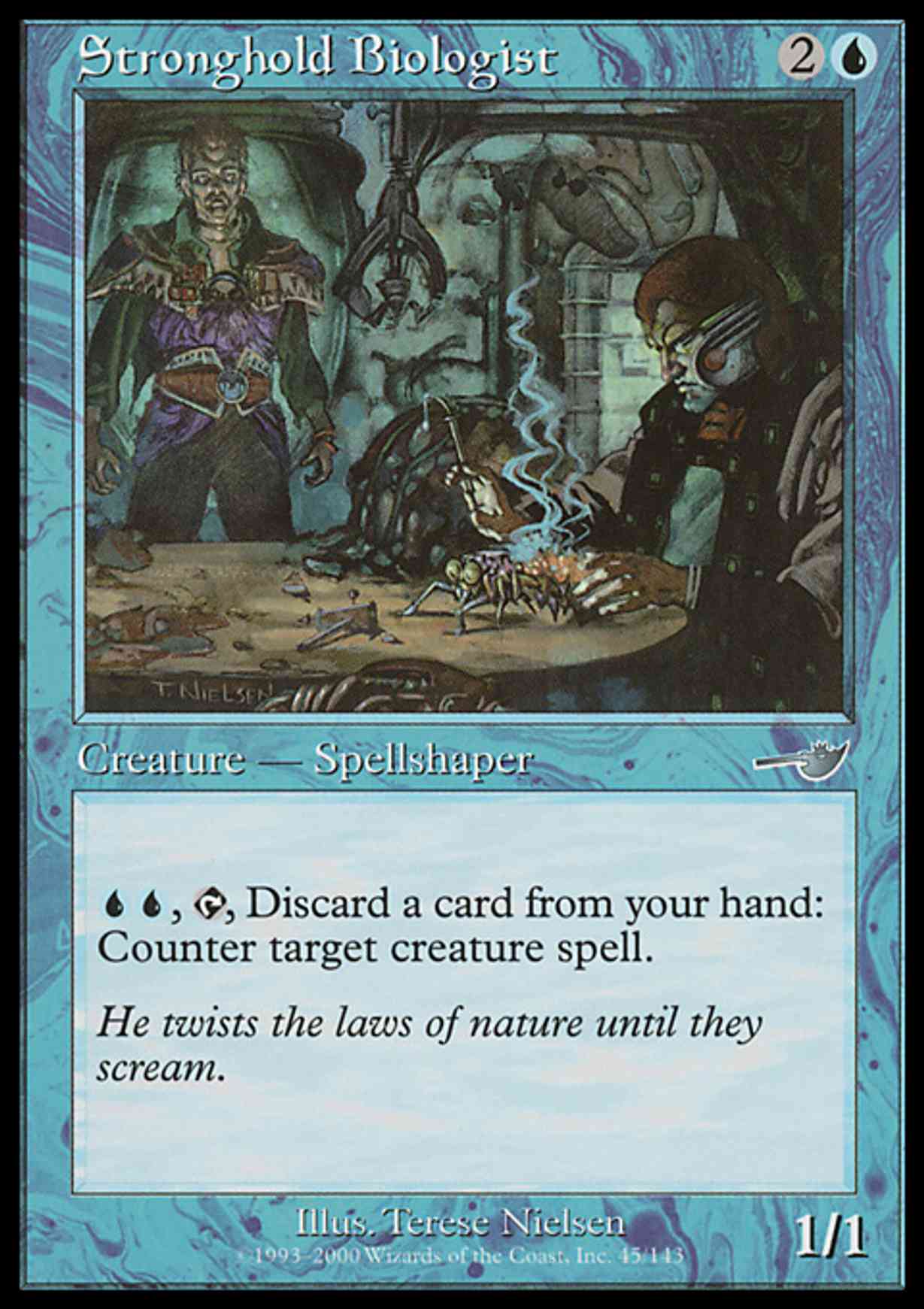 Stronghold Biologist magic card front