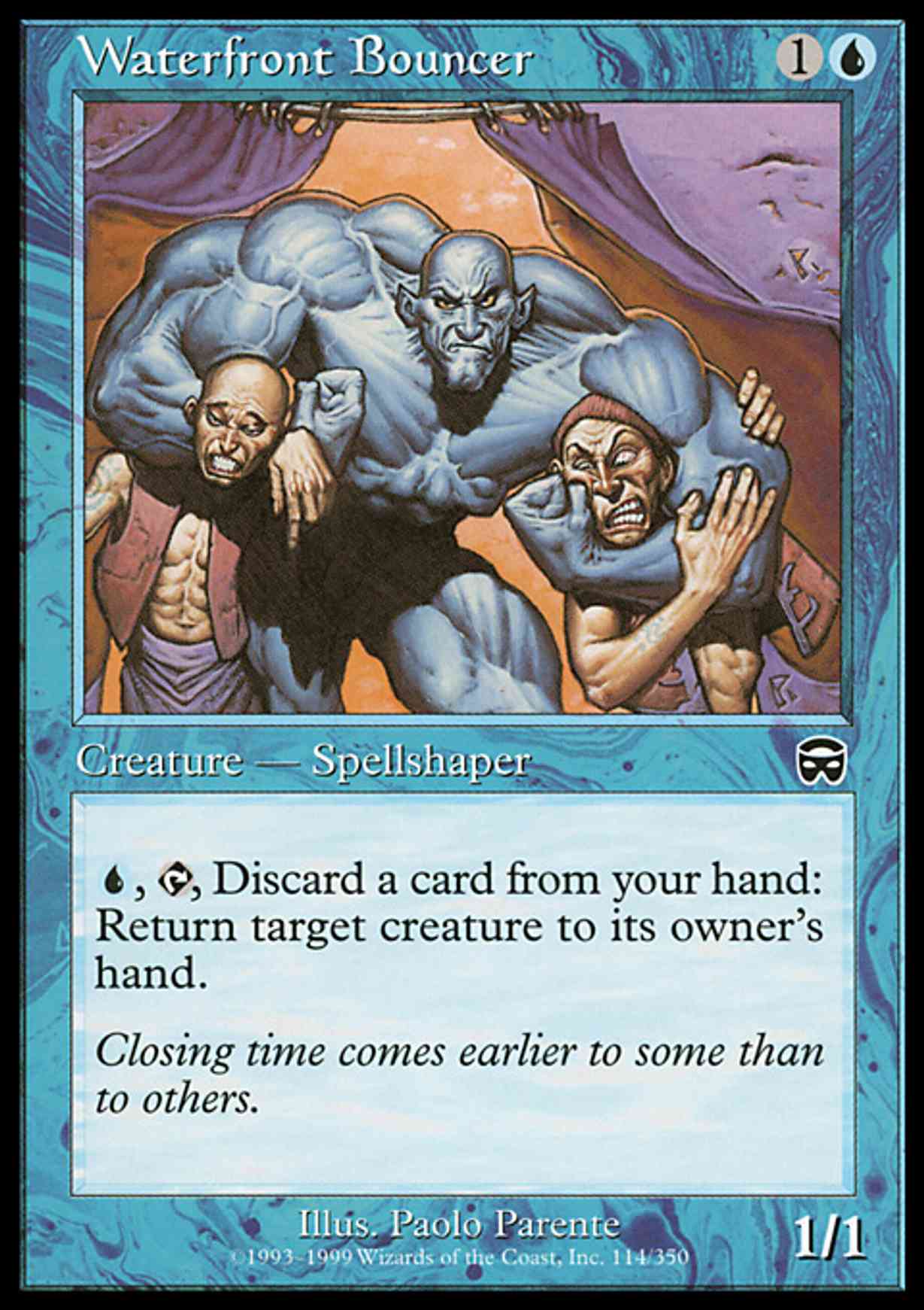 Waterfront Bouncer magic card front