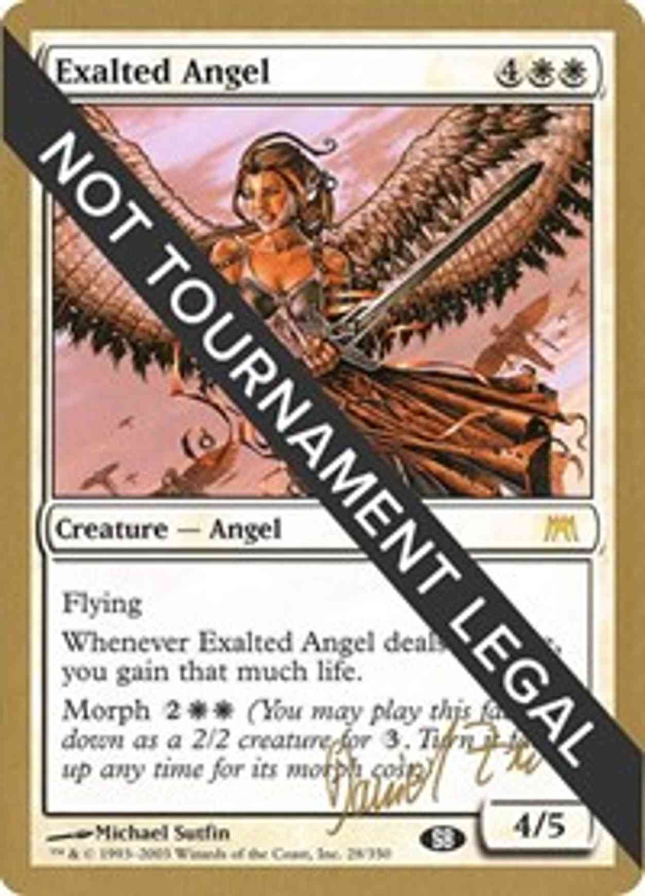 Exalted Angel - 2003 Daniel Zink (ONS) (SB) magic card front