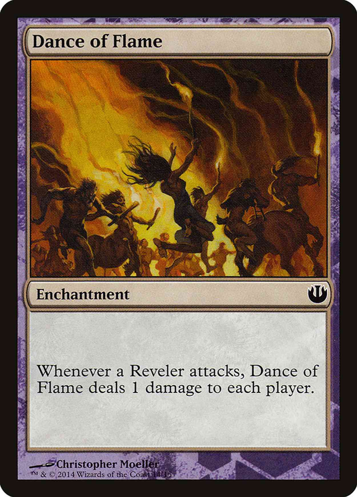 Dance of Flame magic card front