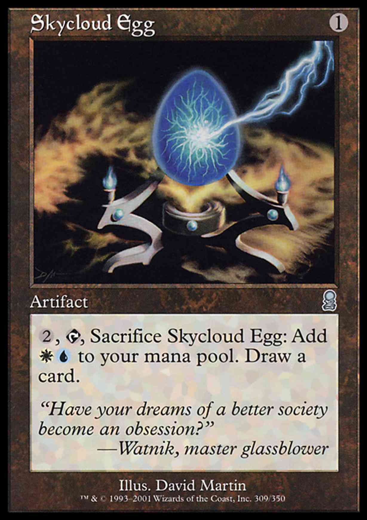 Skycloud Egg magic card front