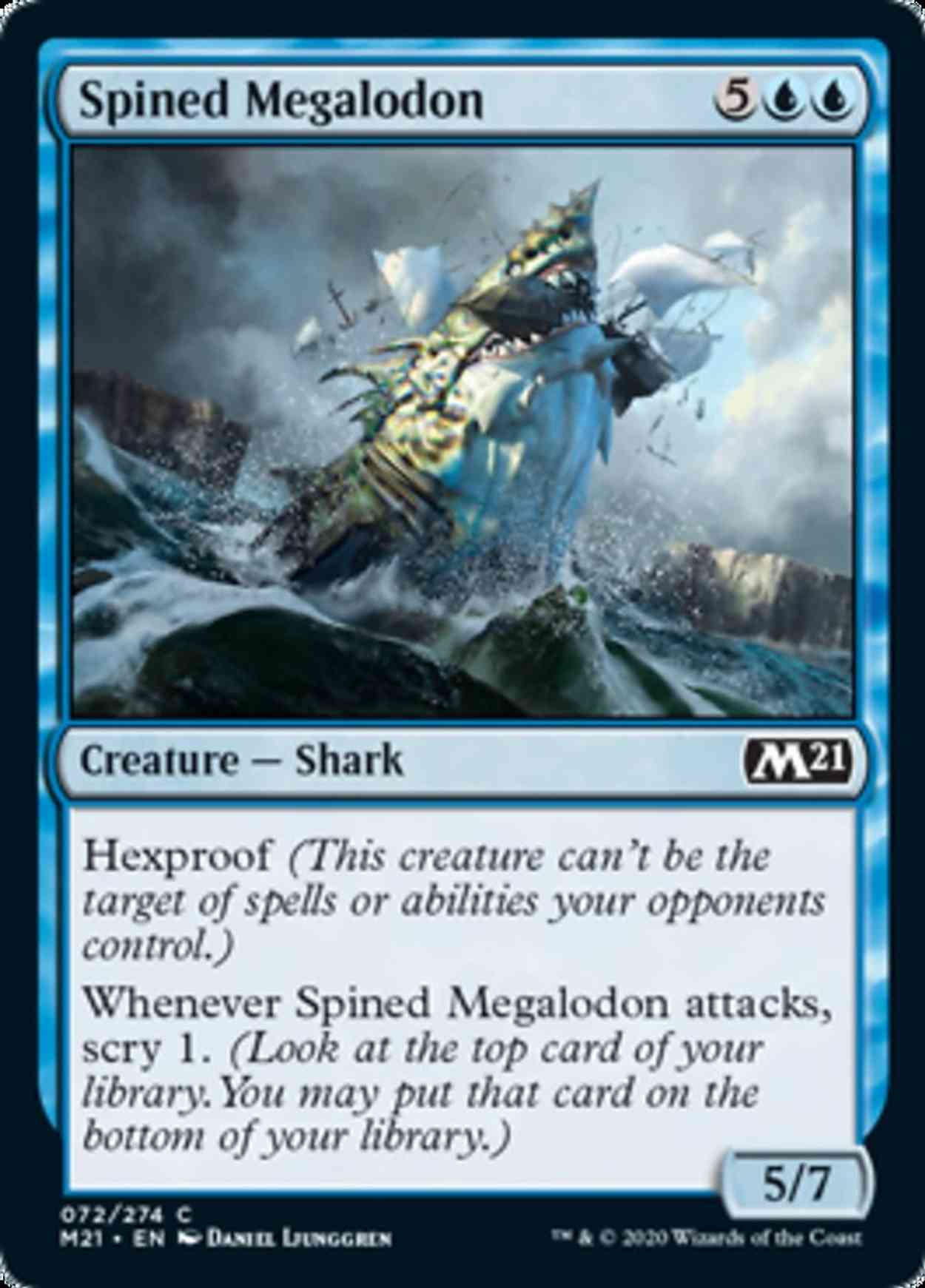 Spined Megalodon magic card front
