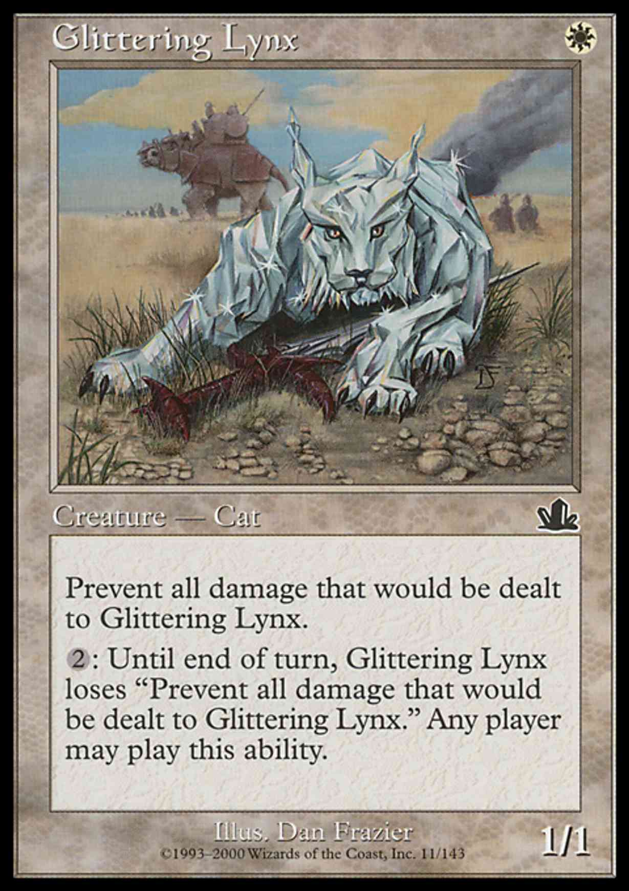 Glittering Lynx magic card front