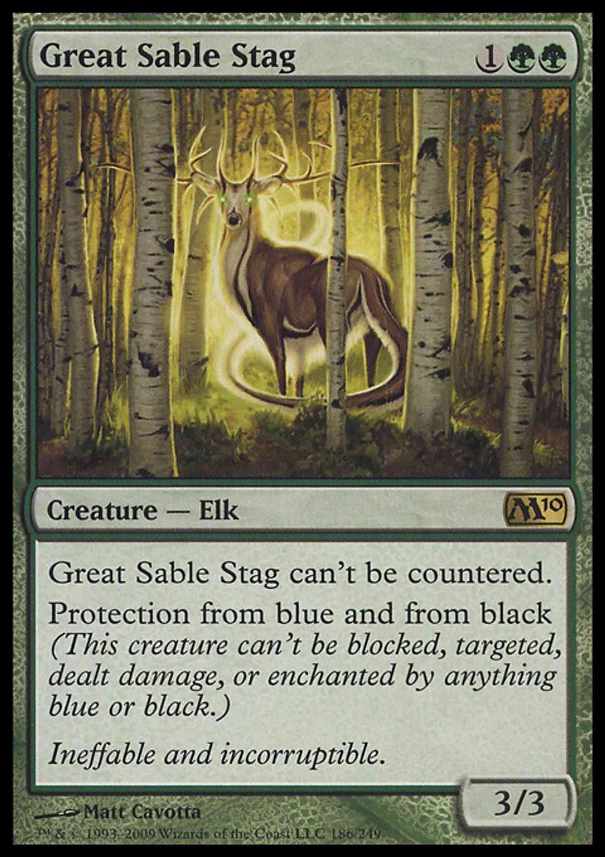 Great Sable Stag magic card front